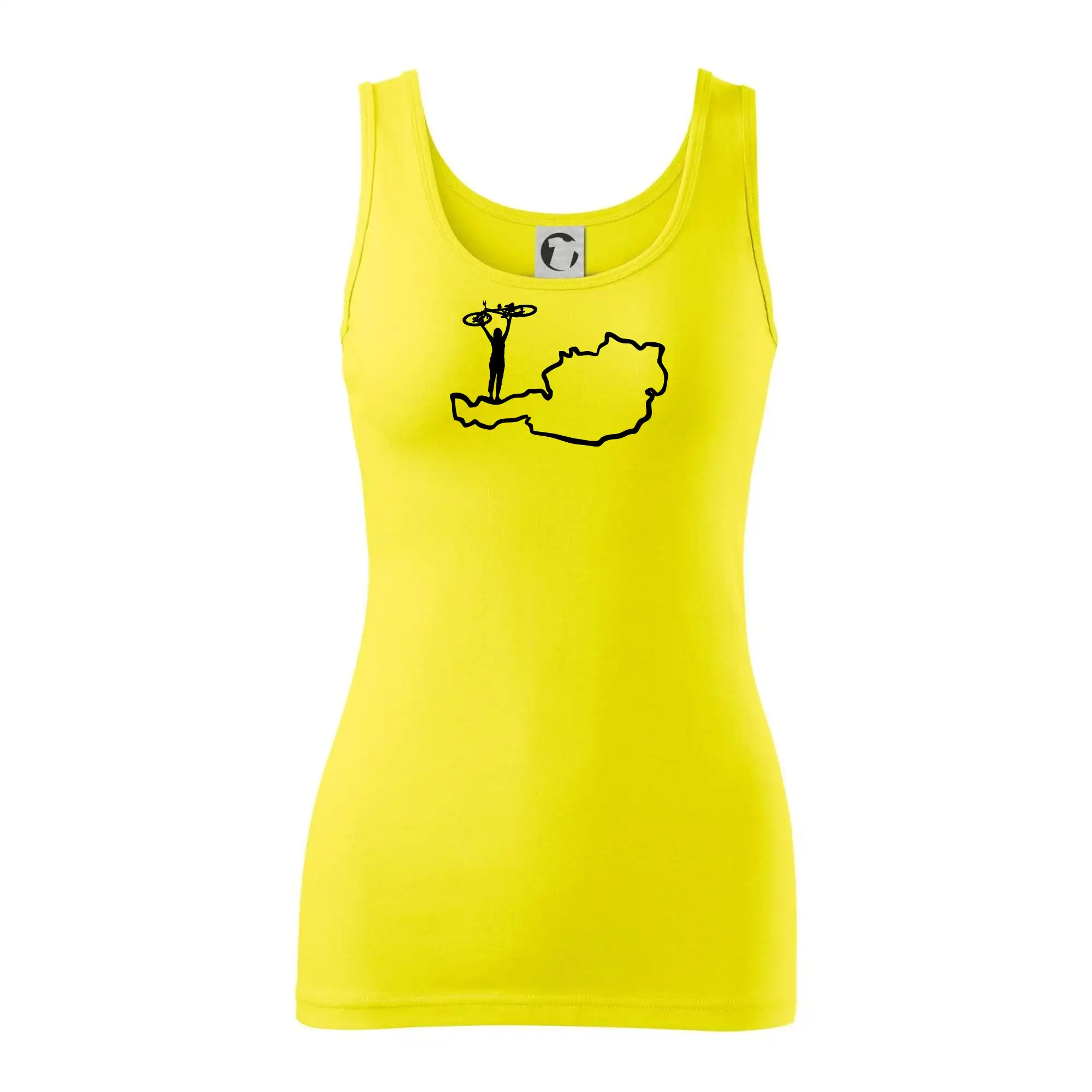 Cyklistka - Mapa Rakouska