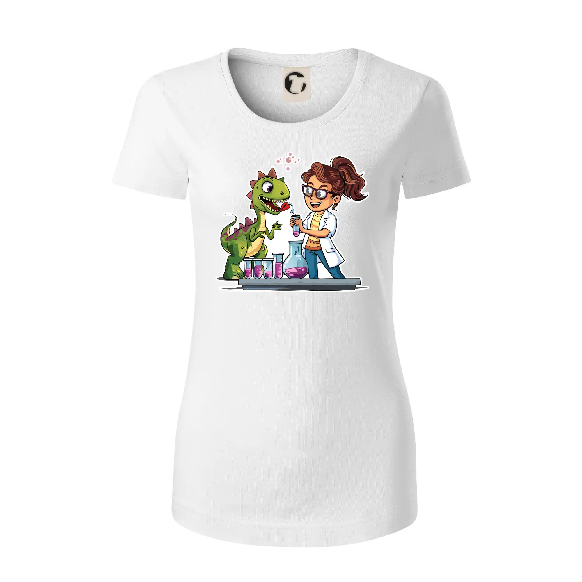 Chemik a dinosaurus - Holka