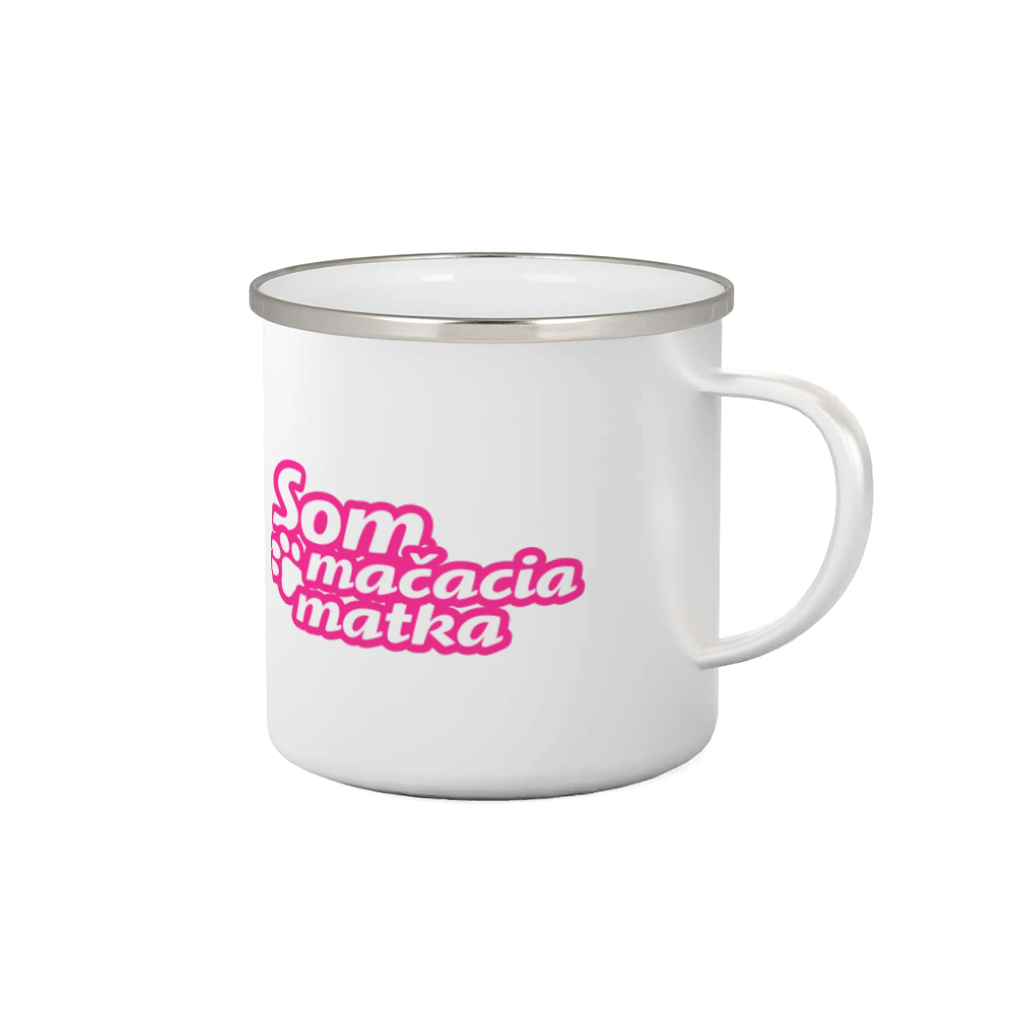 Vtipná tričká s mačkou - Som mačacia matka - Plecháčik