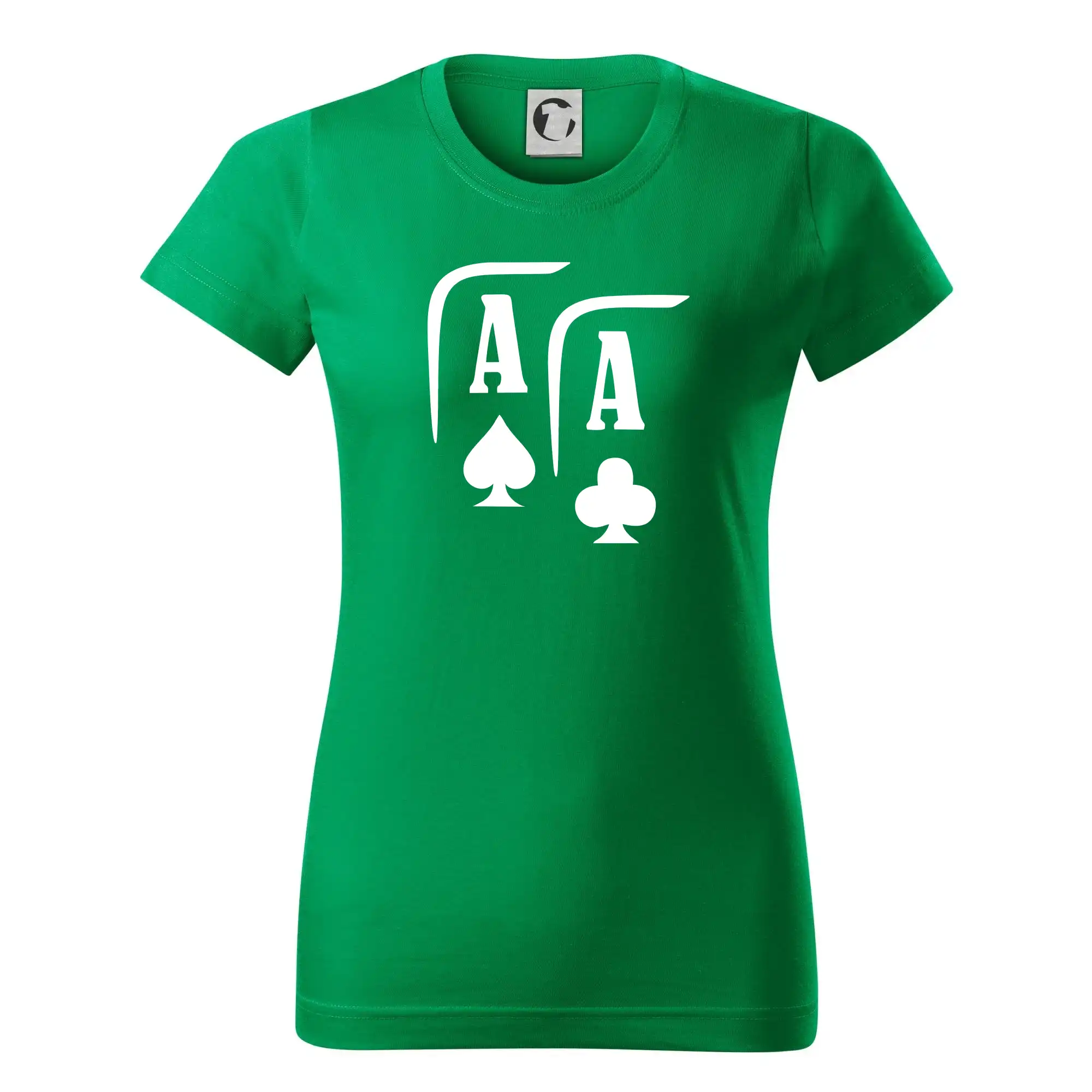 Poker tričká - Poker AA - Dámske tričko basic - ľahko voľnejšie a dlhšie