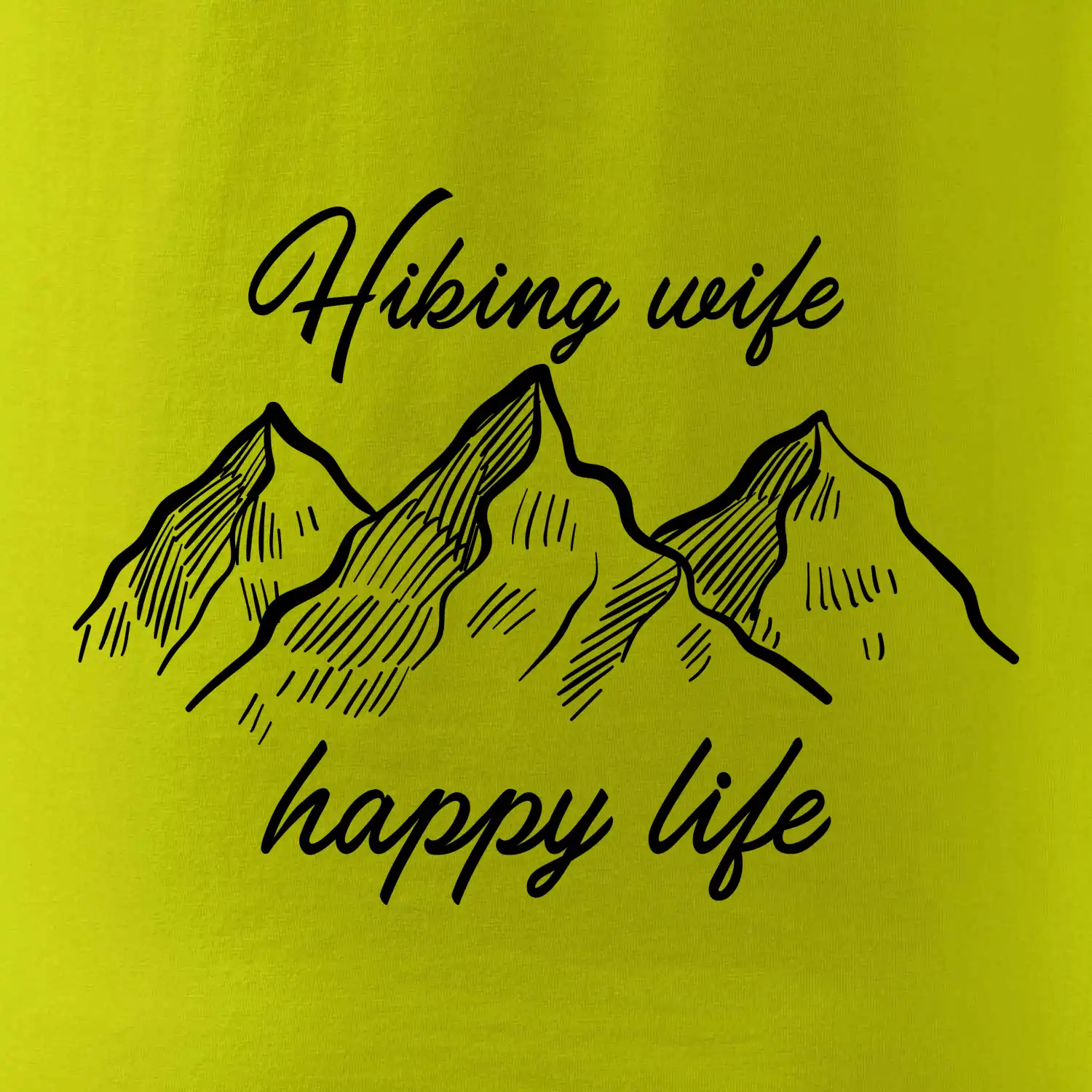 Hiking wife happy life