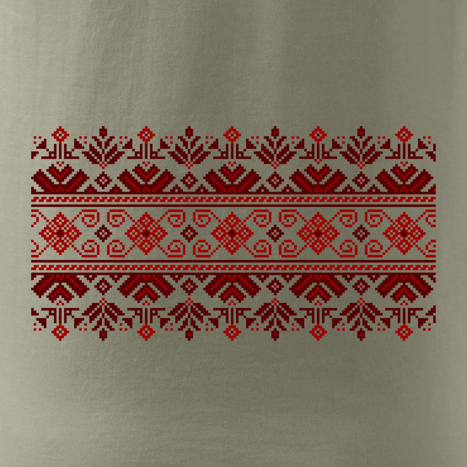 Ukrajinský vzor - červený