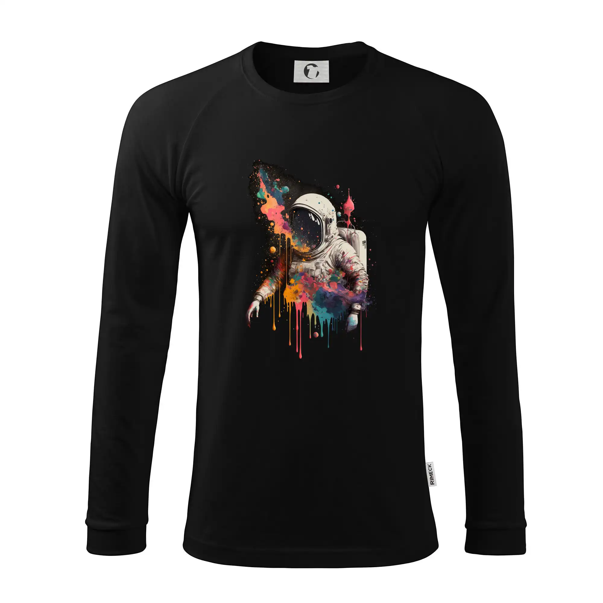 Vesmirne tričká - Kozmonaut color - Pánske tričko s dlhým rukávom LS130