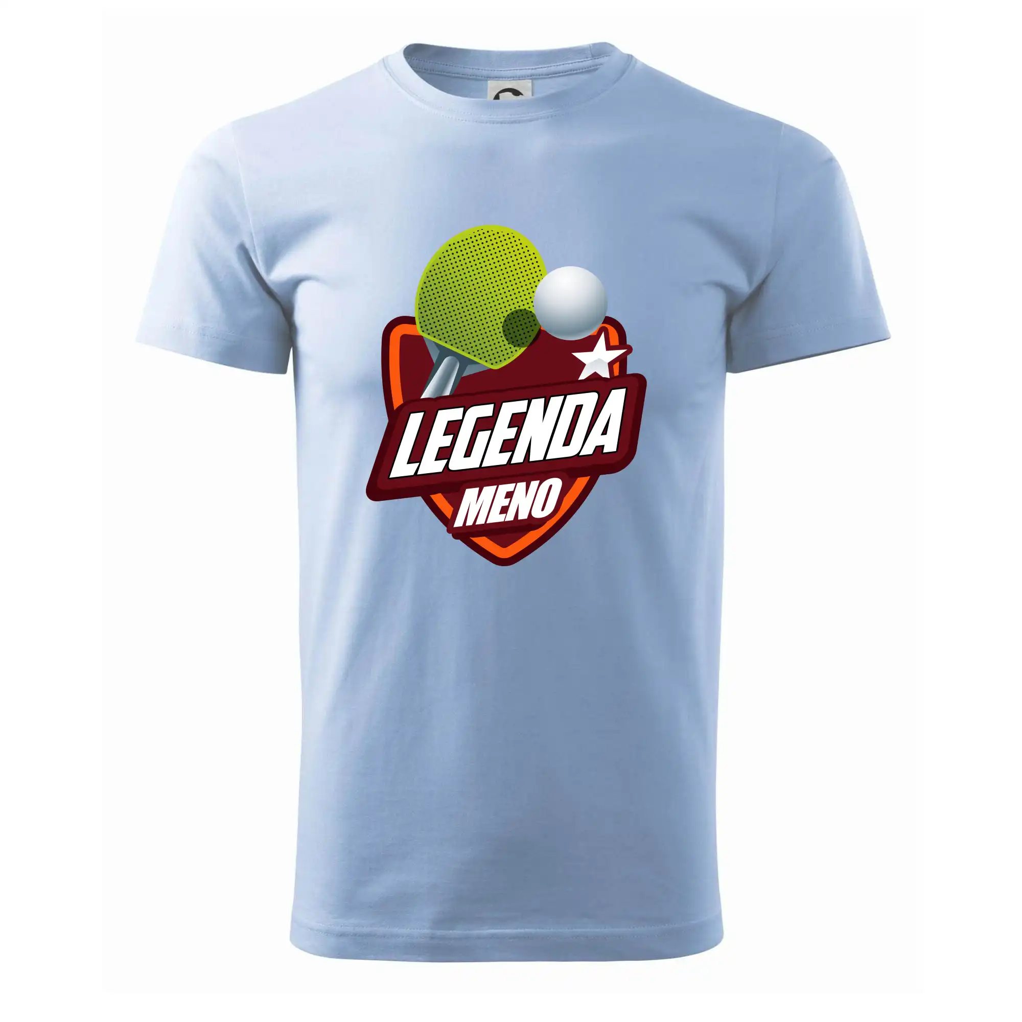 Ostatné športy - Stolný tenis - legenda a meno - Pánske tričko nižšej gramáže