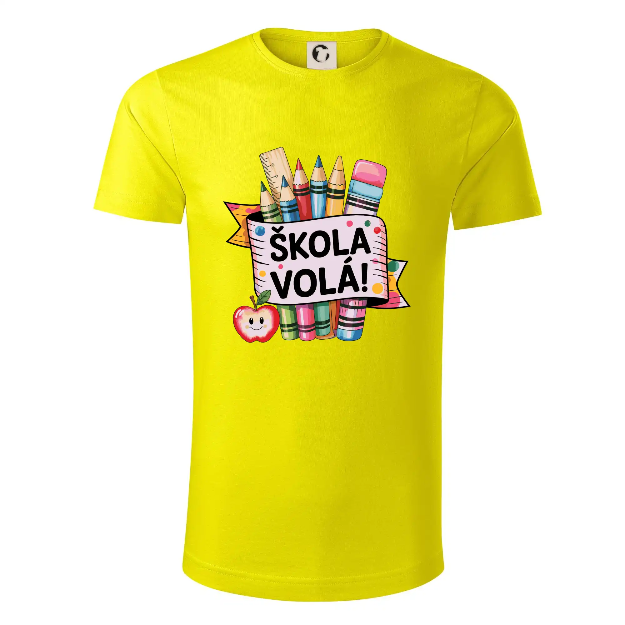 Tričká a mikiny pre prváčikov na prvý školský deň – veselé a pohodlné - Škola volá - farebné - Tričko z organickej bavlny