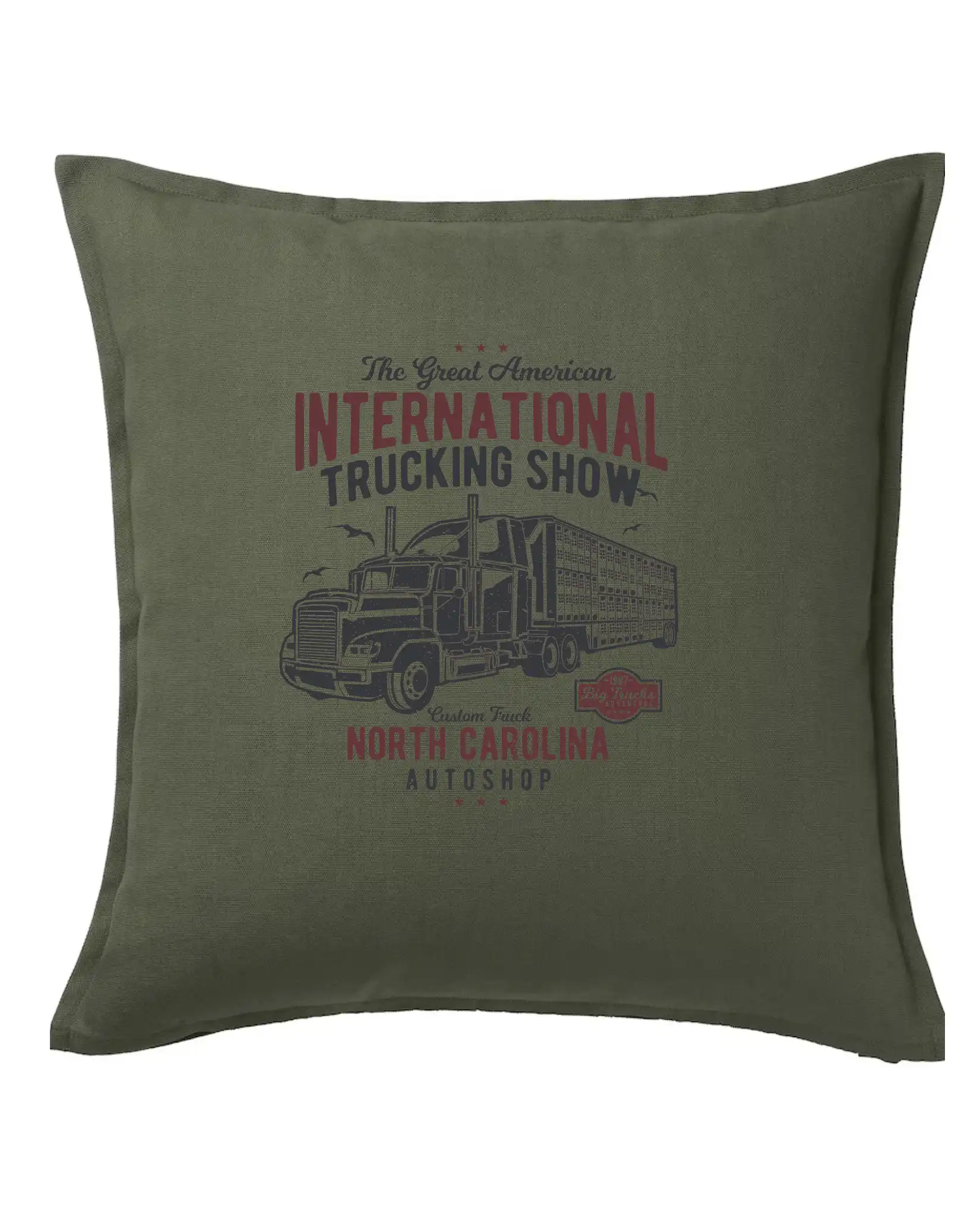 Tričká s kamionmi a nákladiakmi - Big Truck 1 - Vankúš 50x50