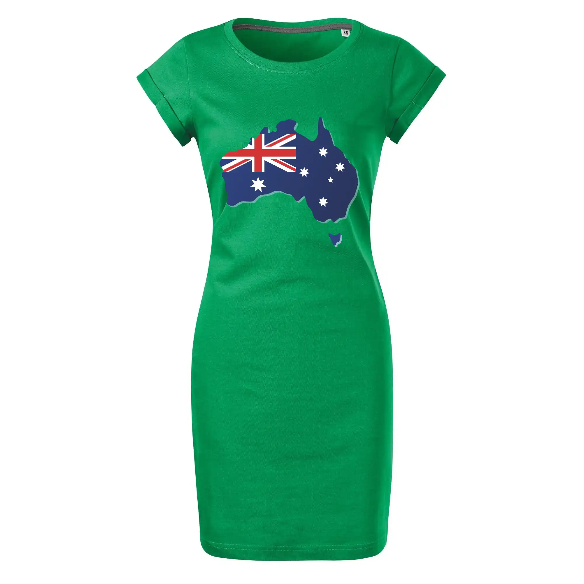 Motívy štátnych vlajok - Austrália - vlajka mapa - Tričko Šaty FREEDOM