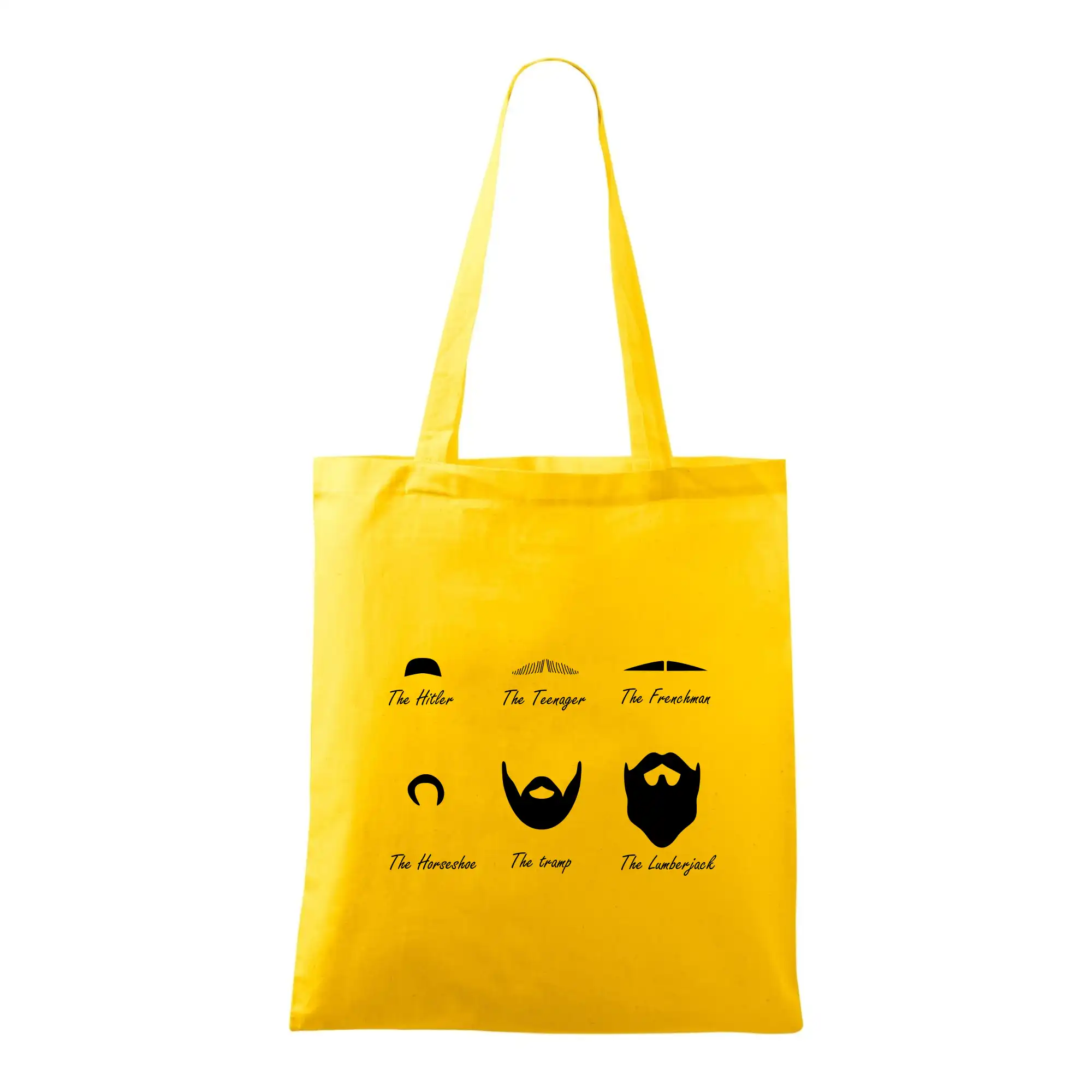 Tričká s fúzikmi - Types of men - Mustache - fúziky - Taška bavlnená