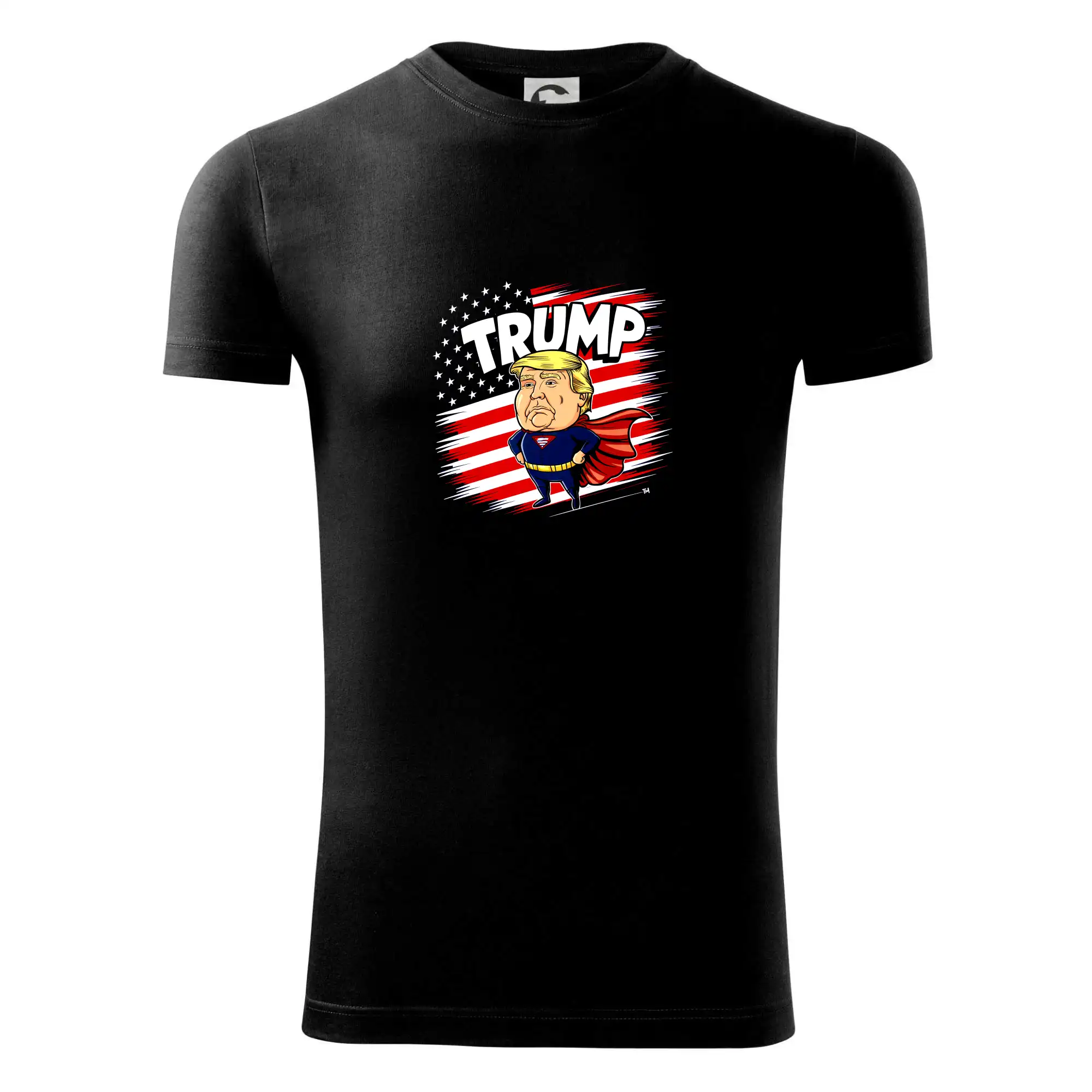 Politické tričká - Trump Superman - Viper FIT - Pánske zúžené tričko