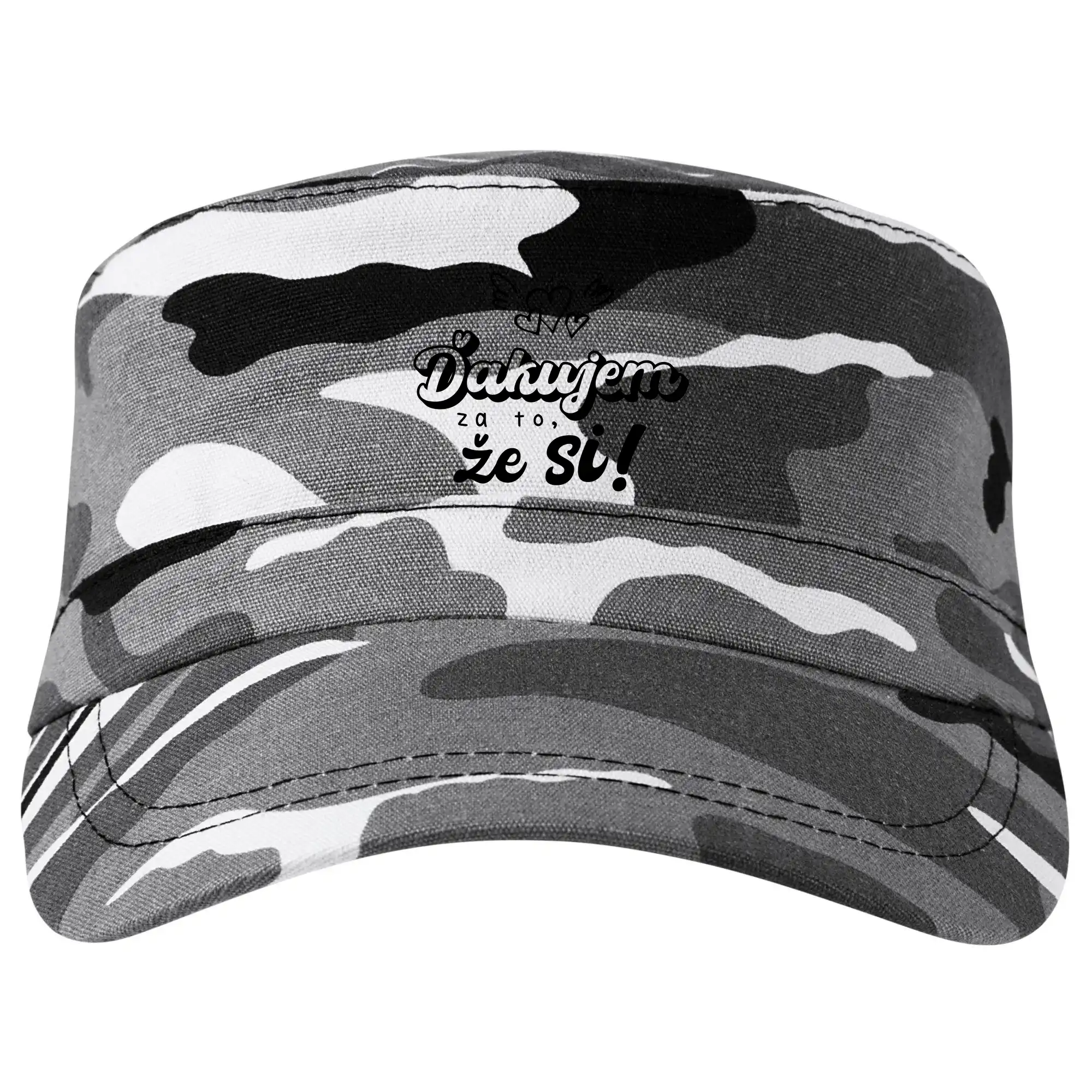 Písacie ďakujem za to, že si - Šiltovka CAMO