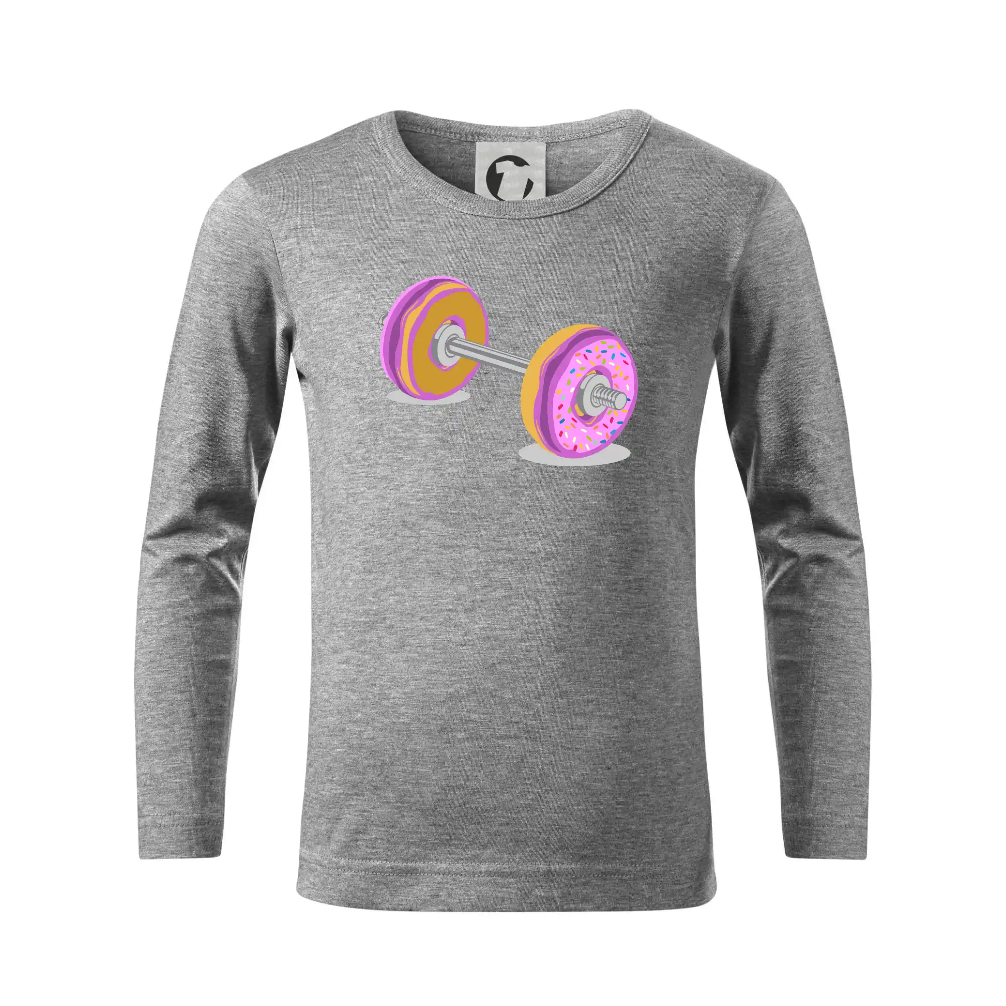 Donut Barbell - Tričko detské Long Sleeve