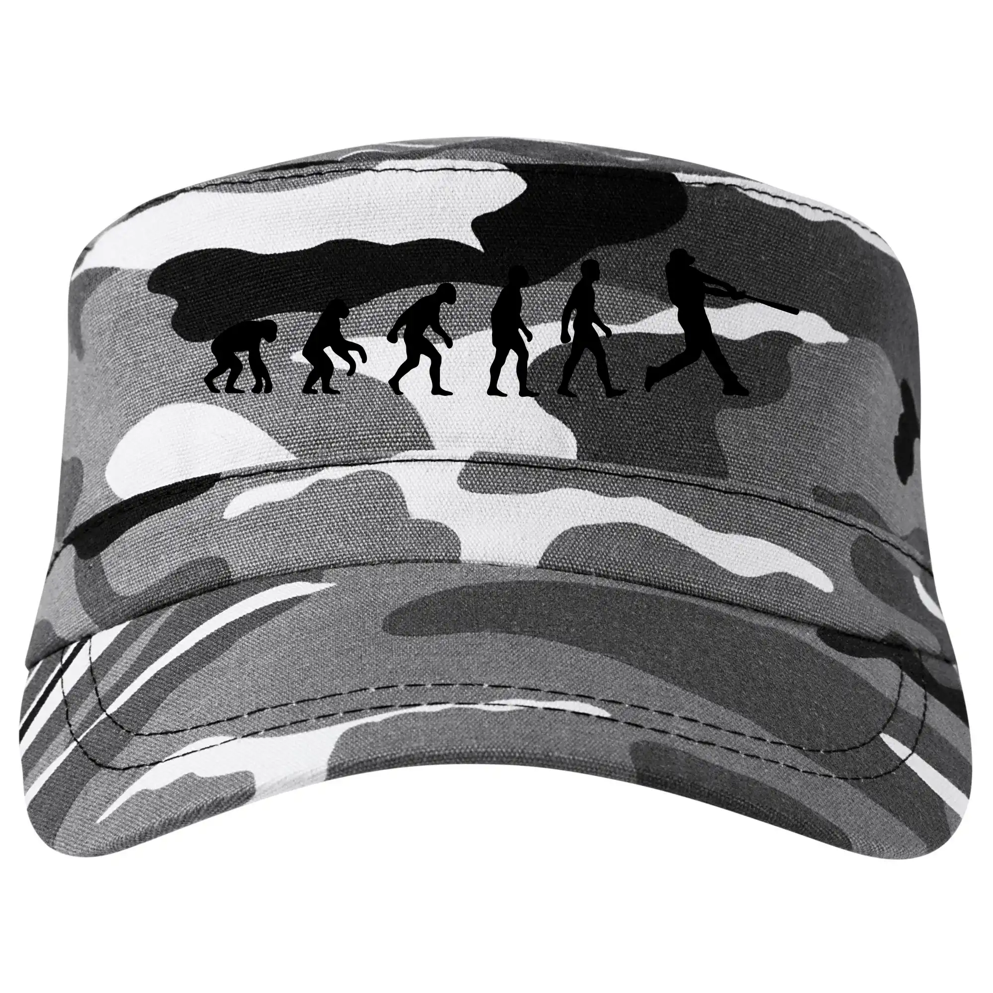 Tričká baseball - Evolúcia baseball pálkar odpal - Šiltovka CAMO