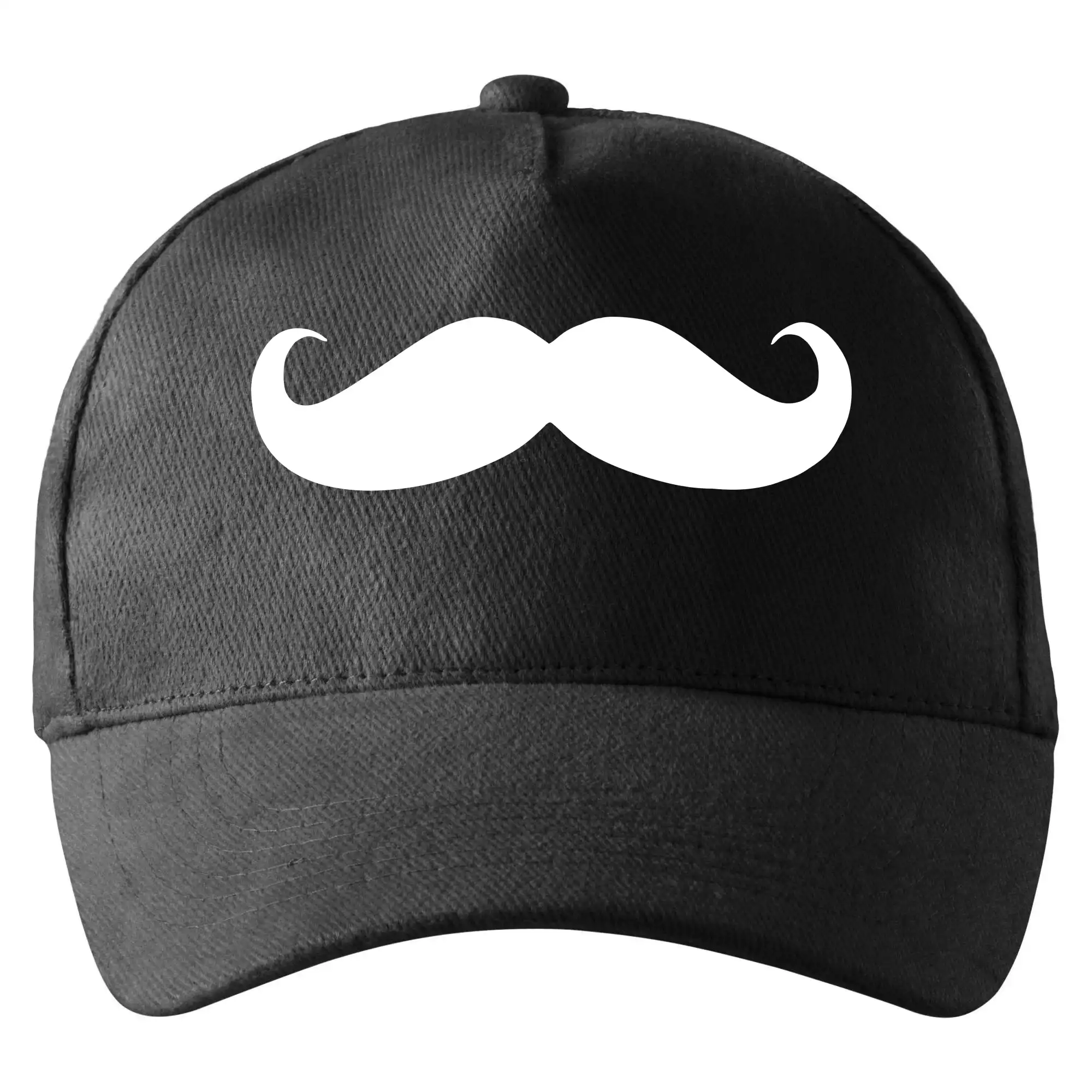 Tričká s fúzikmi - Mustache - fúziky - Šiltovka so zahnutým šiltom a mosaznou sponou
