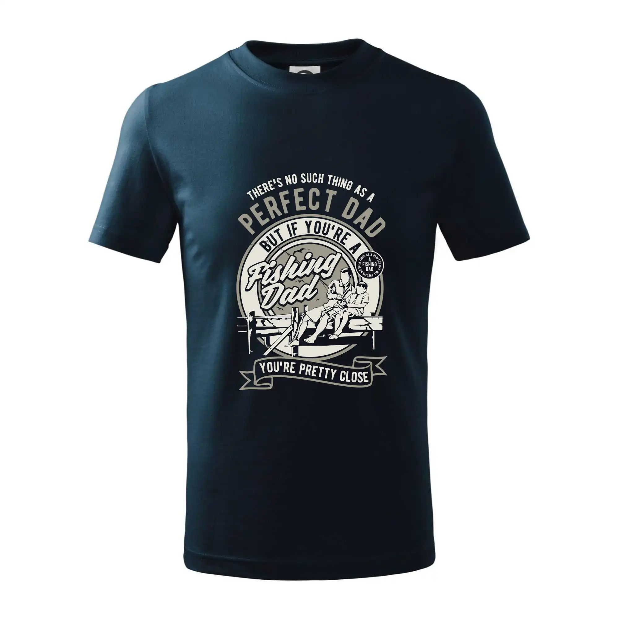 Tričká pre rybárov s potlačou - Fishing Perfect dad - Tričko detské bavlnené