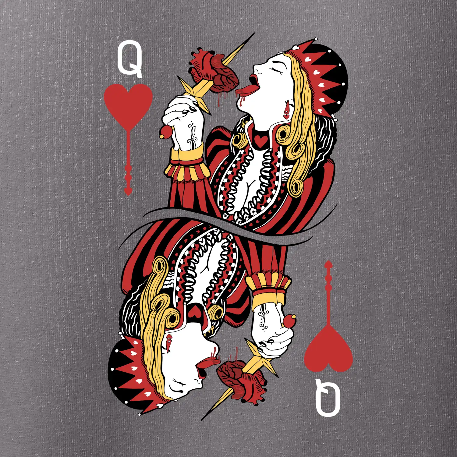 Srdcová Královna kreslená (Pecka Design)