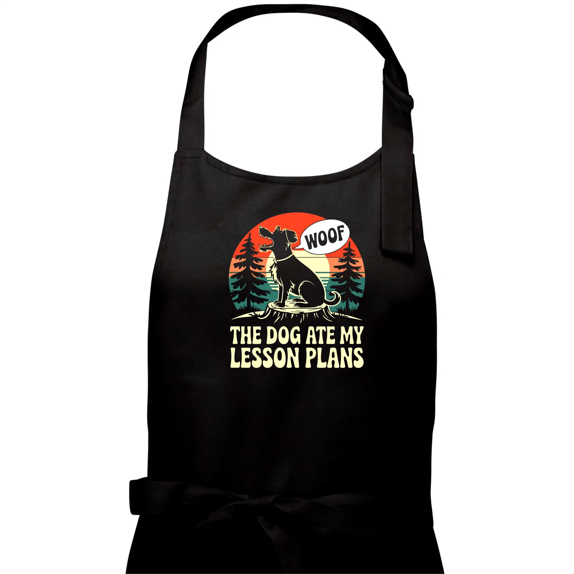 Tričká na ukončenie štúdia - The Dog Ate My Lesson Plans - Dámska zástera na varenie