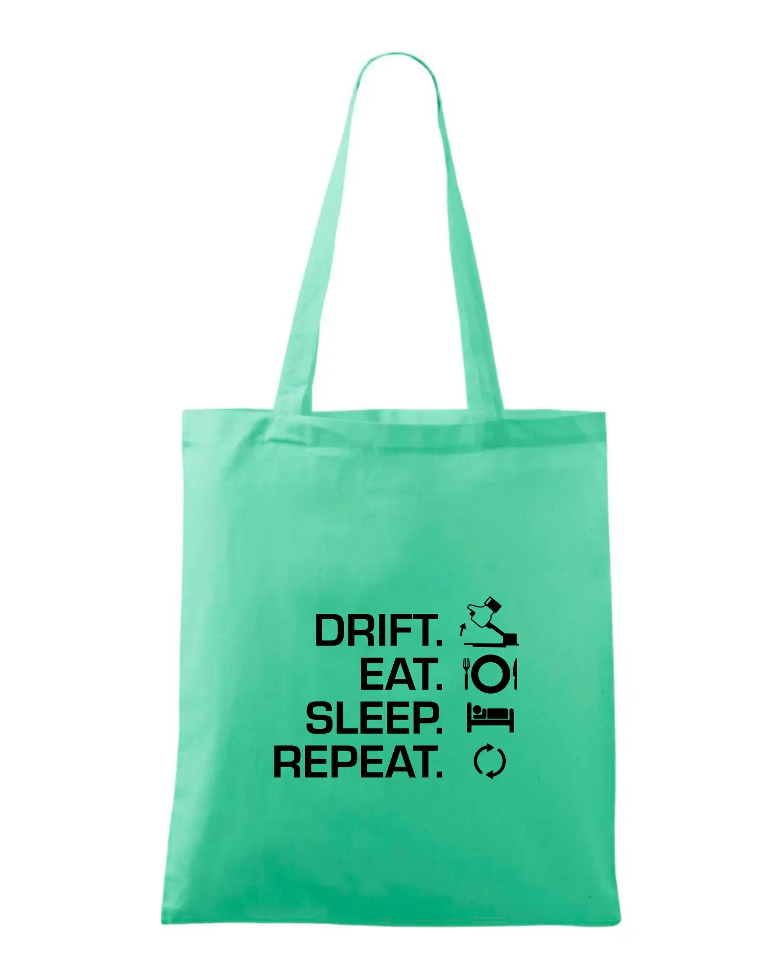 Auto tričká - Drift Eat Sleep Repeat - Taška bavlnená