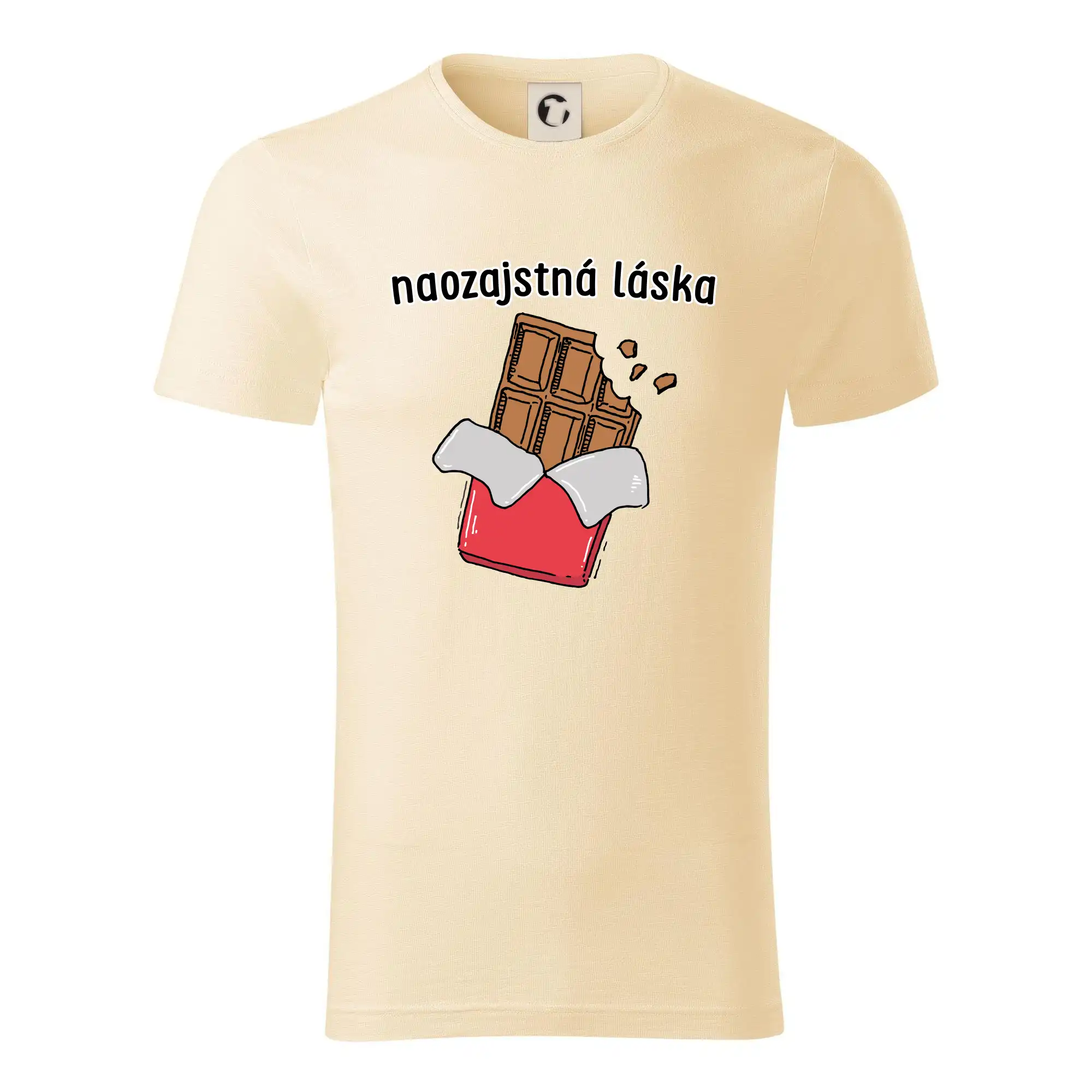 Čokoláda naozajstná láska - Tričko z organickej bavlny