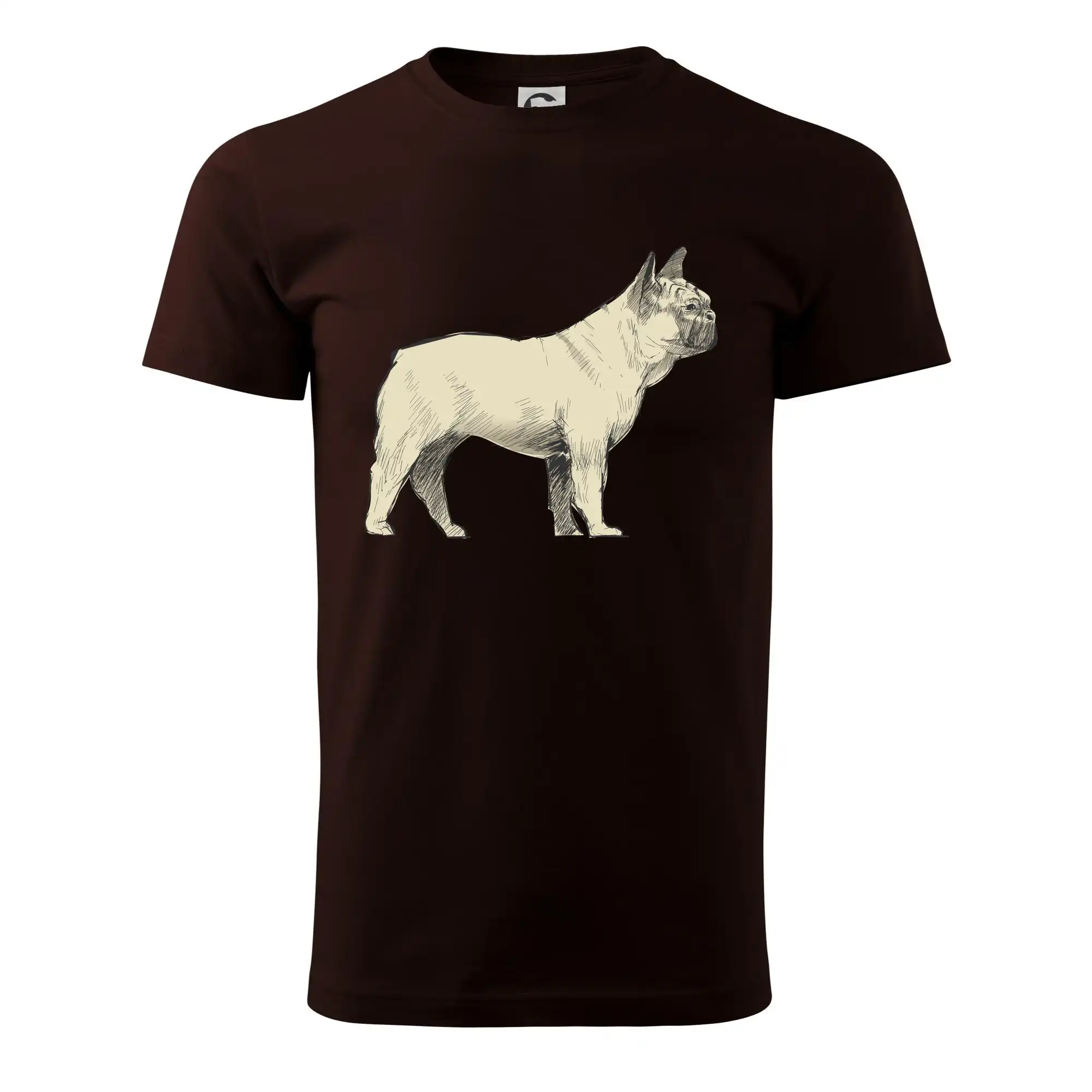 Ostatné psie plemená - Vintage French bulldog - Pánske tričko nižšej gramáže