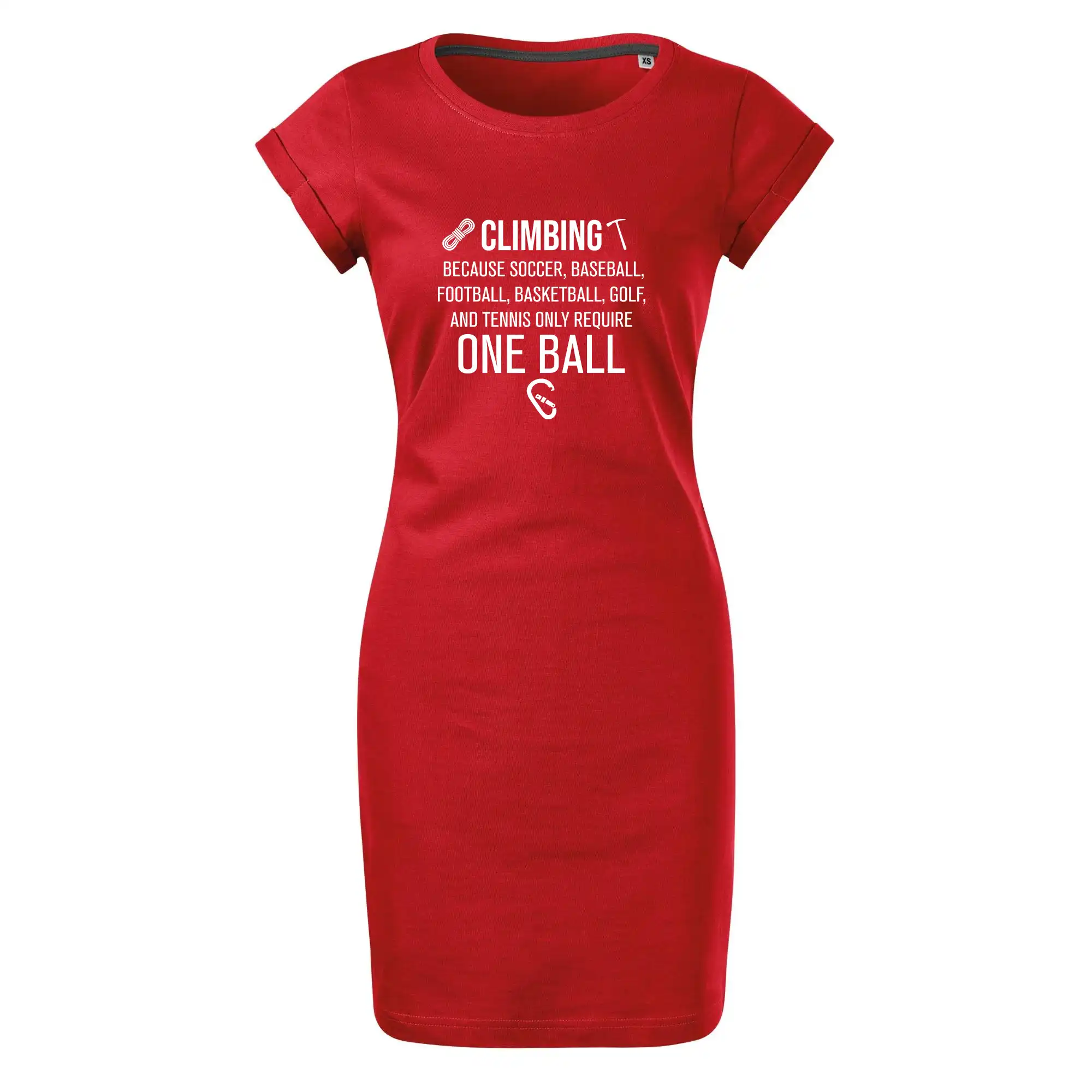 Climbing beacause one ball