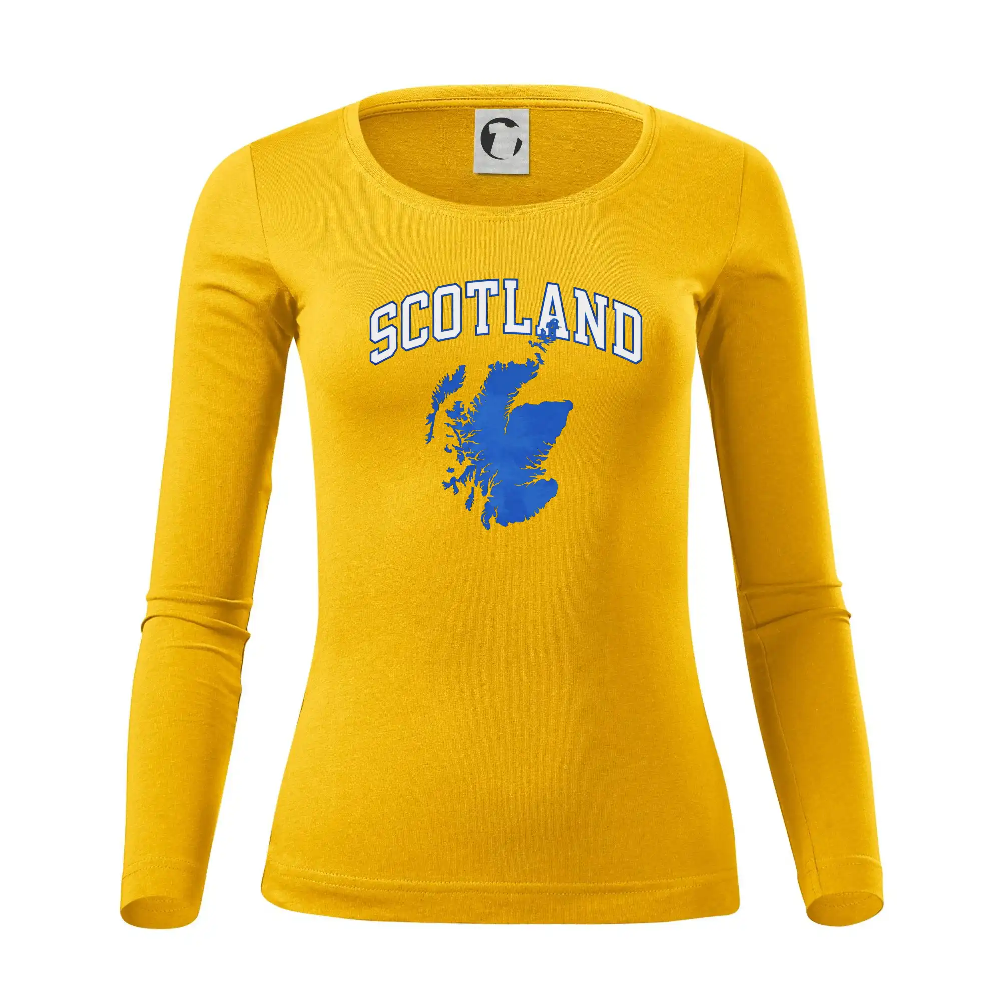 Scotland nápis s mapou