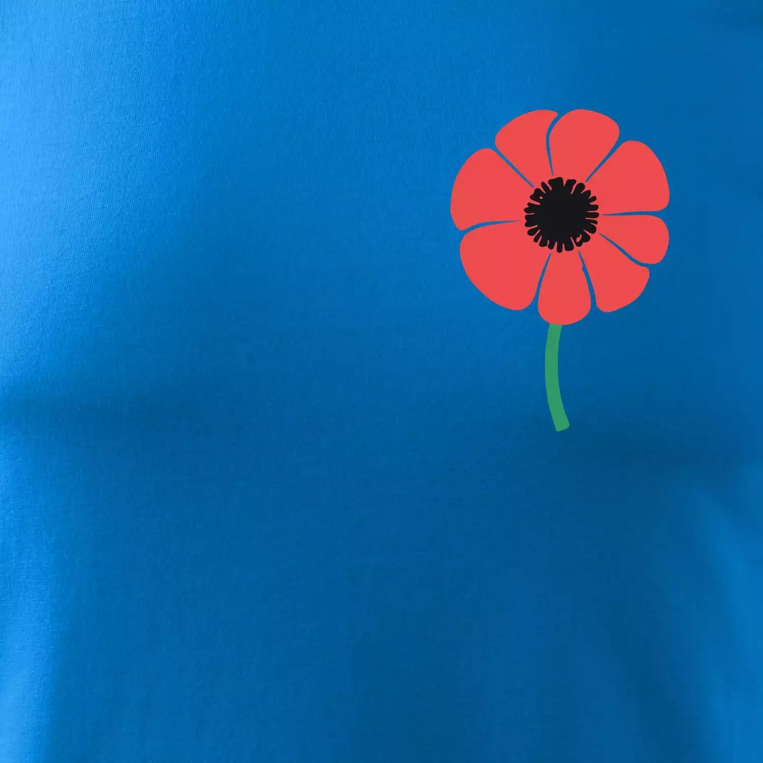 Vlčí mák ikonka na prsu