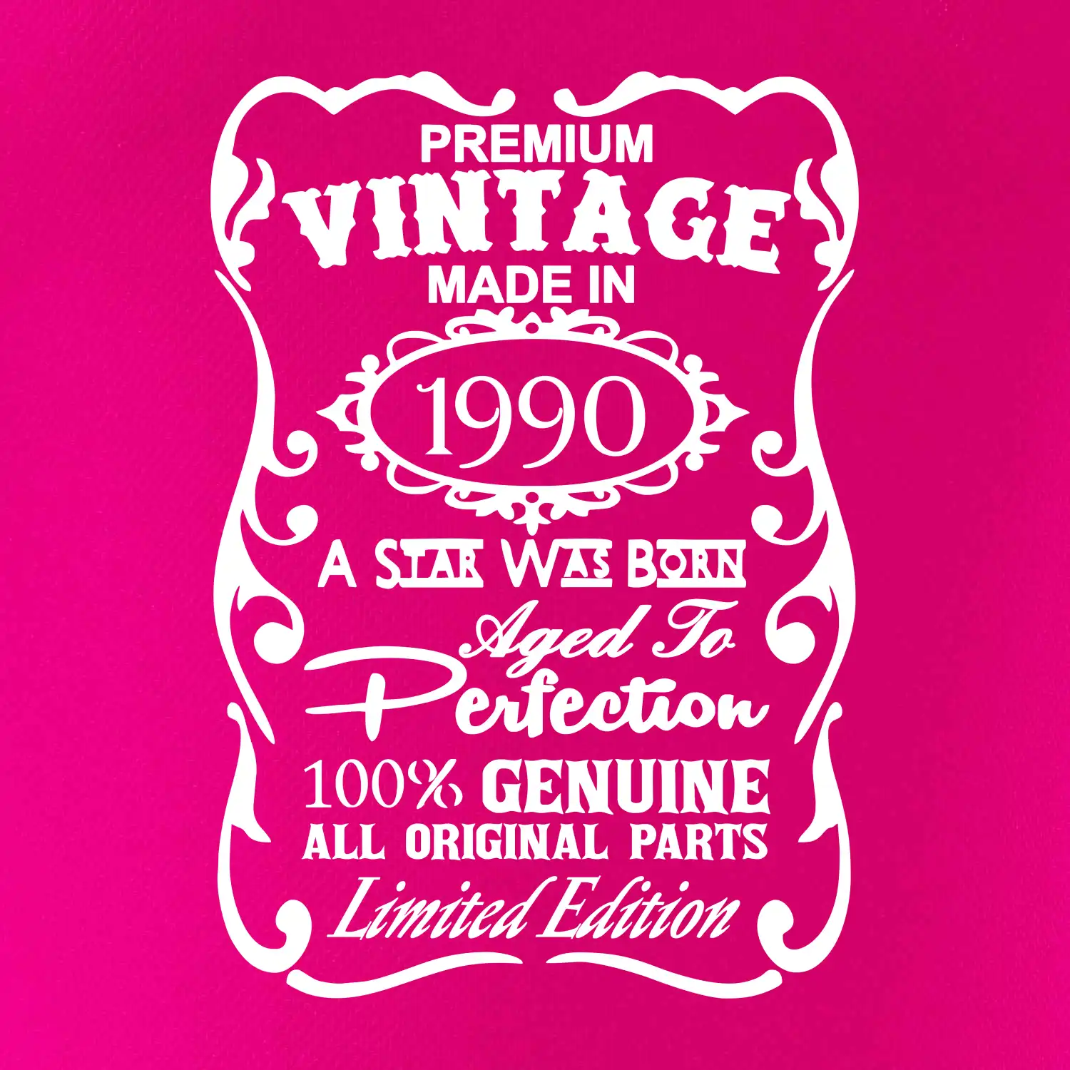 Vintage Etiketa - 1990