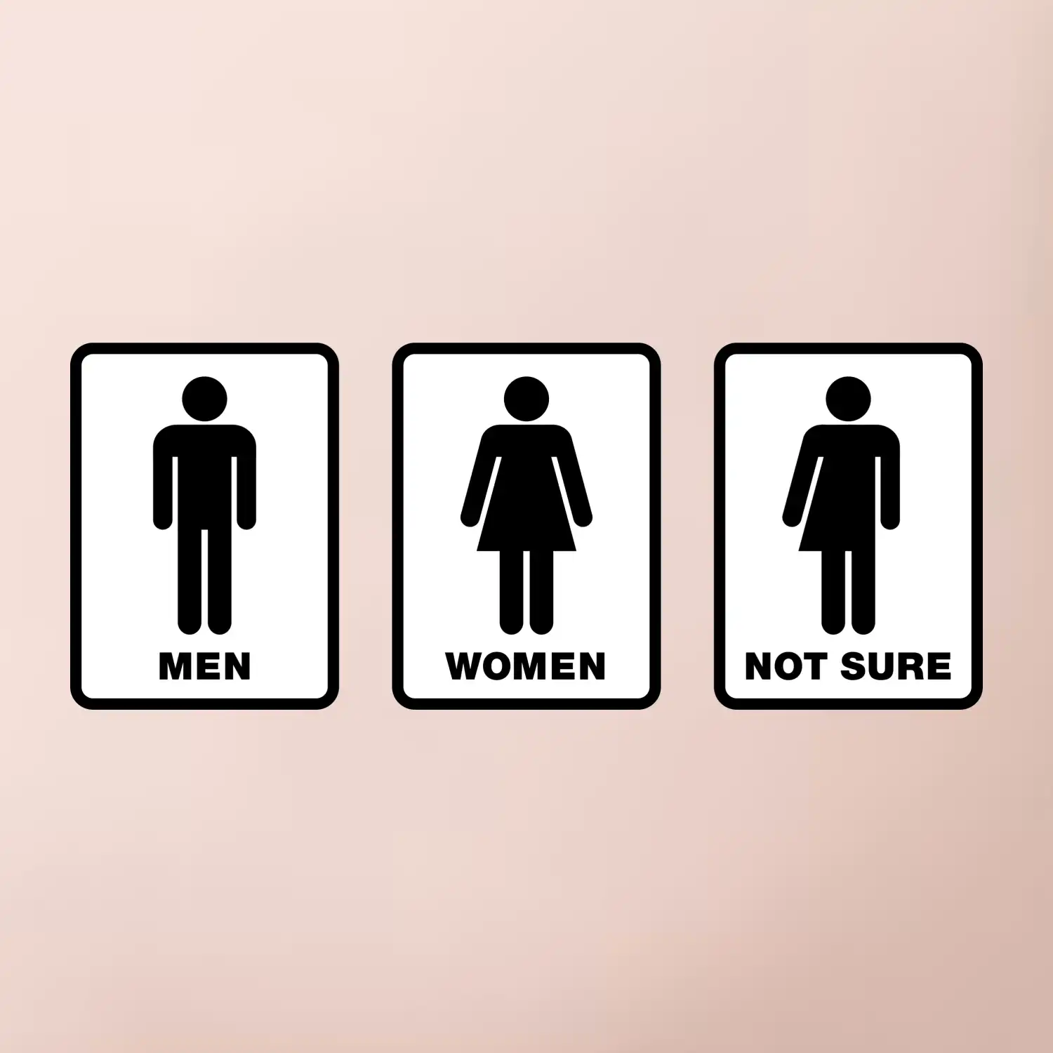 Men, woman, not sure (Hana-creative)