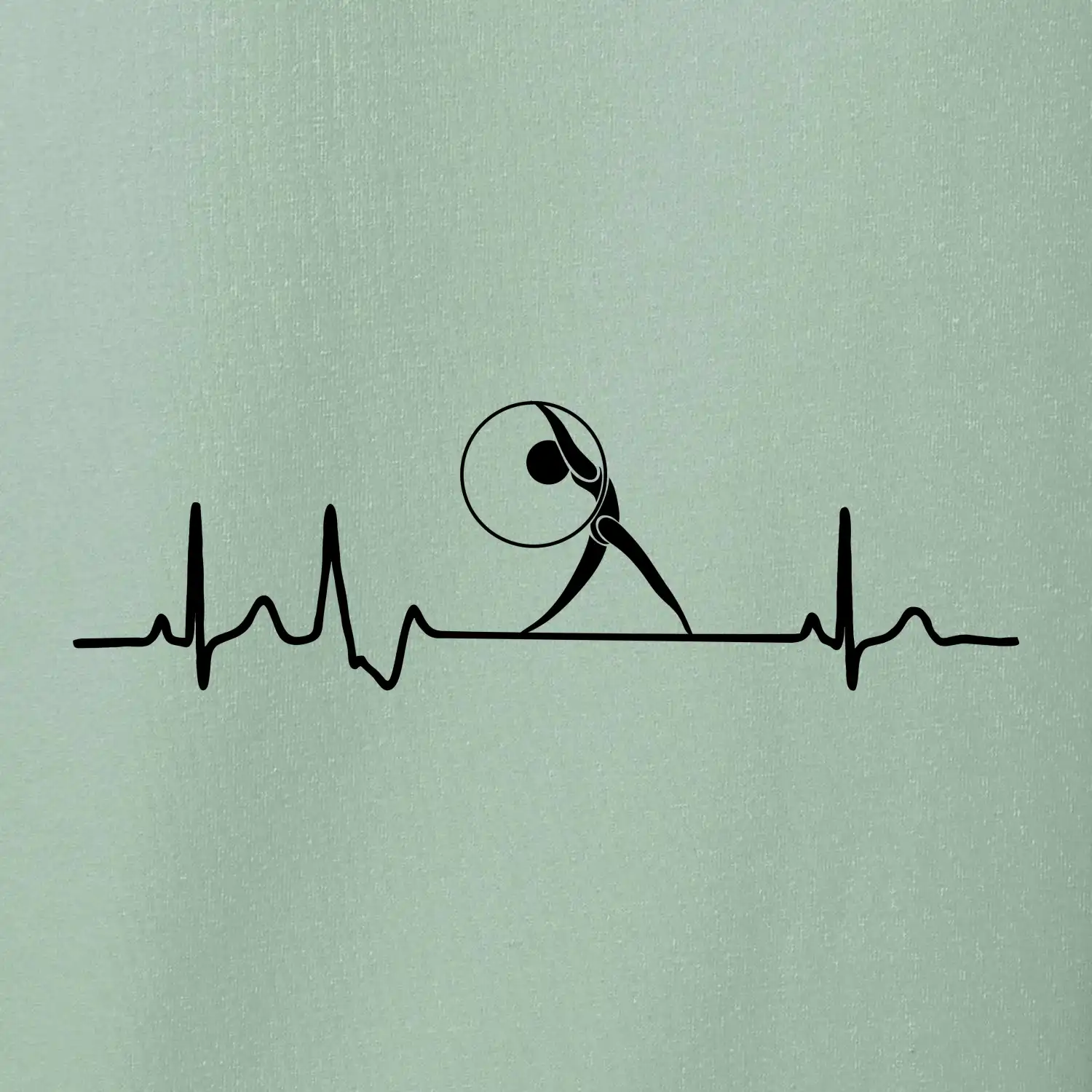 EKG moderní gymnastika obruč