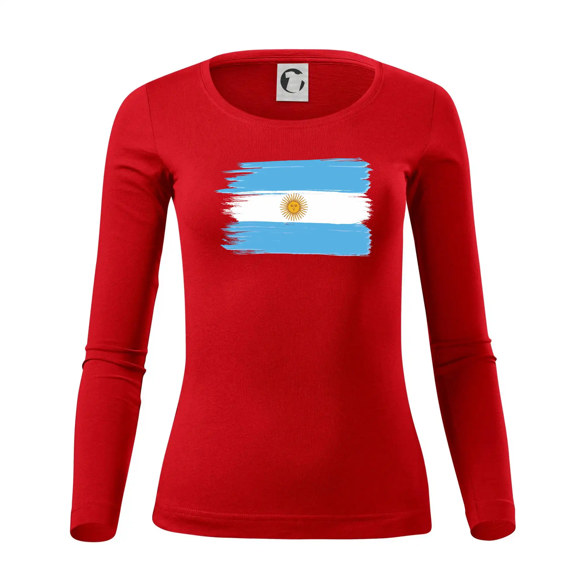 Argentina vlajka kreslená štětkou