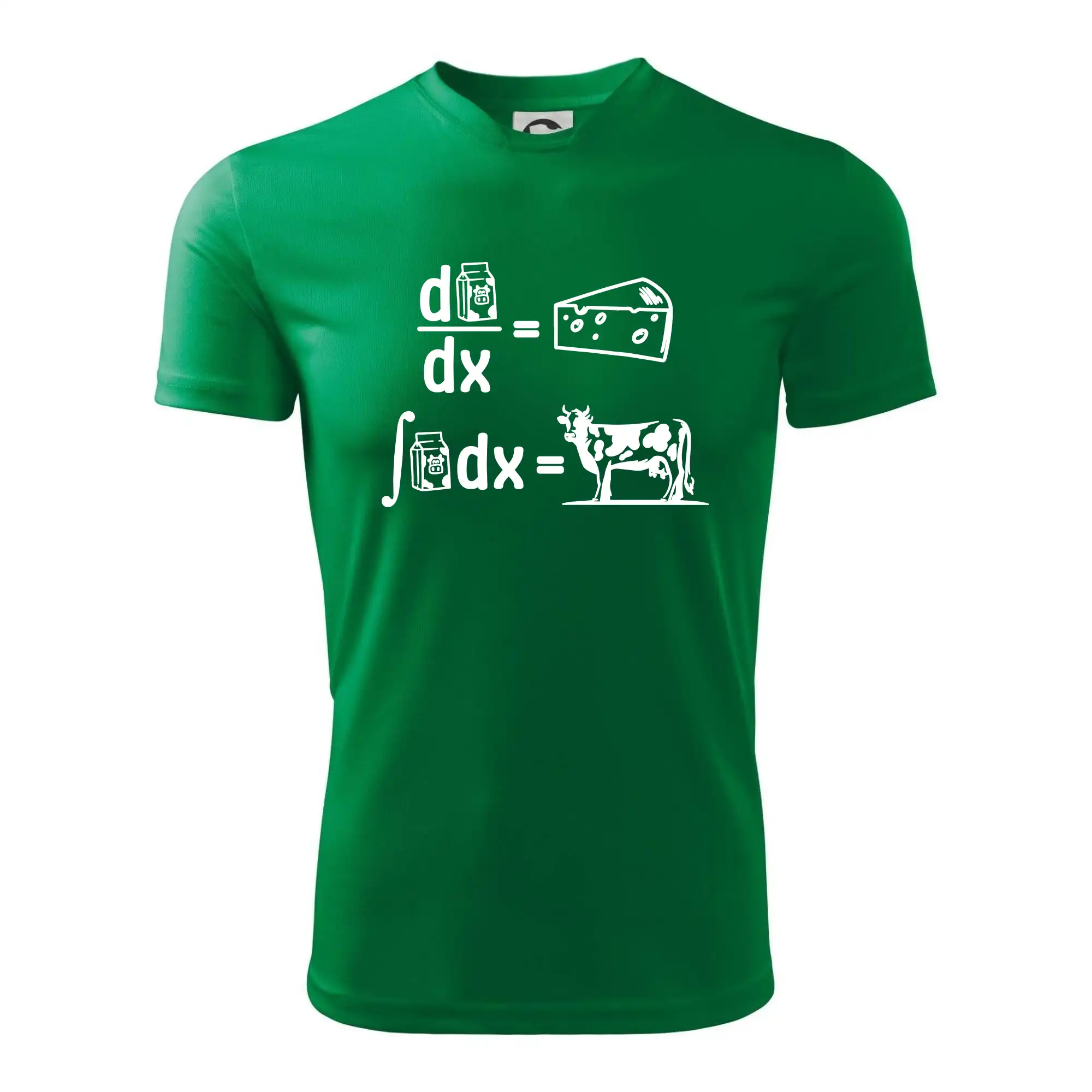 Vtipné tričká pre matematiky - Matematika mlieko - Detské tričko športové