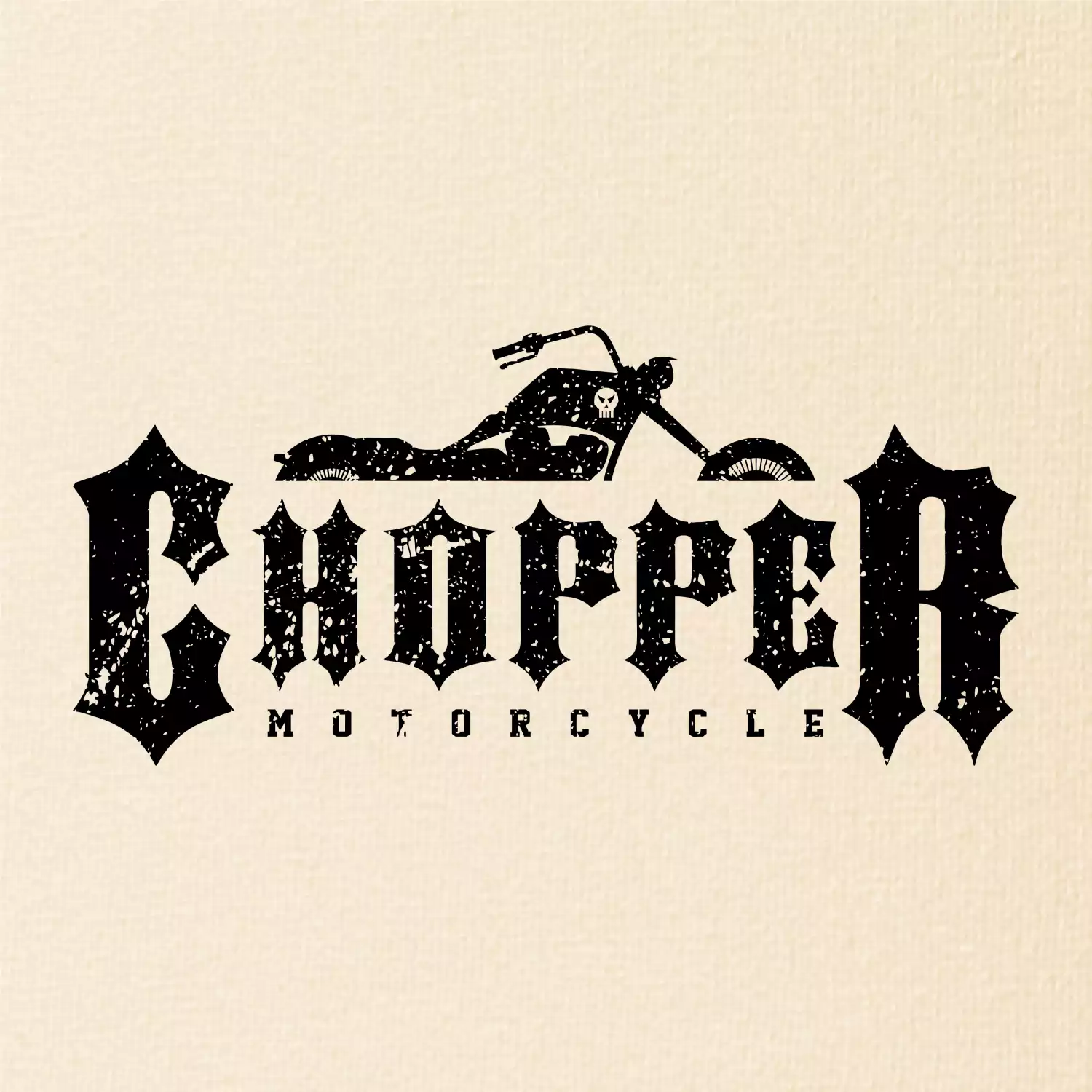 Chopper nápis