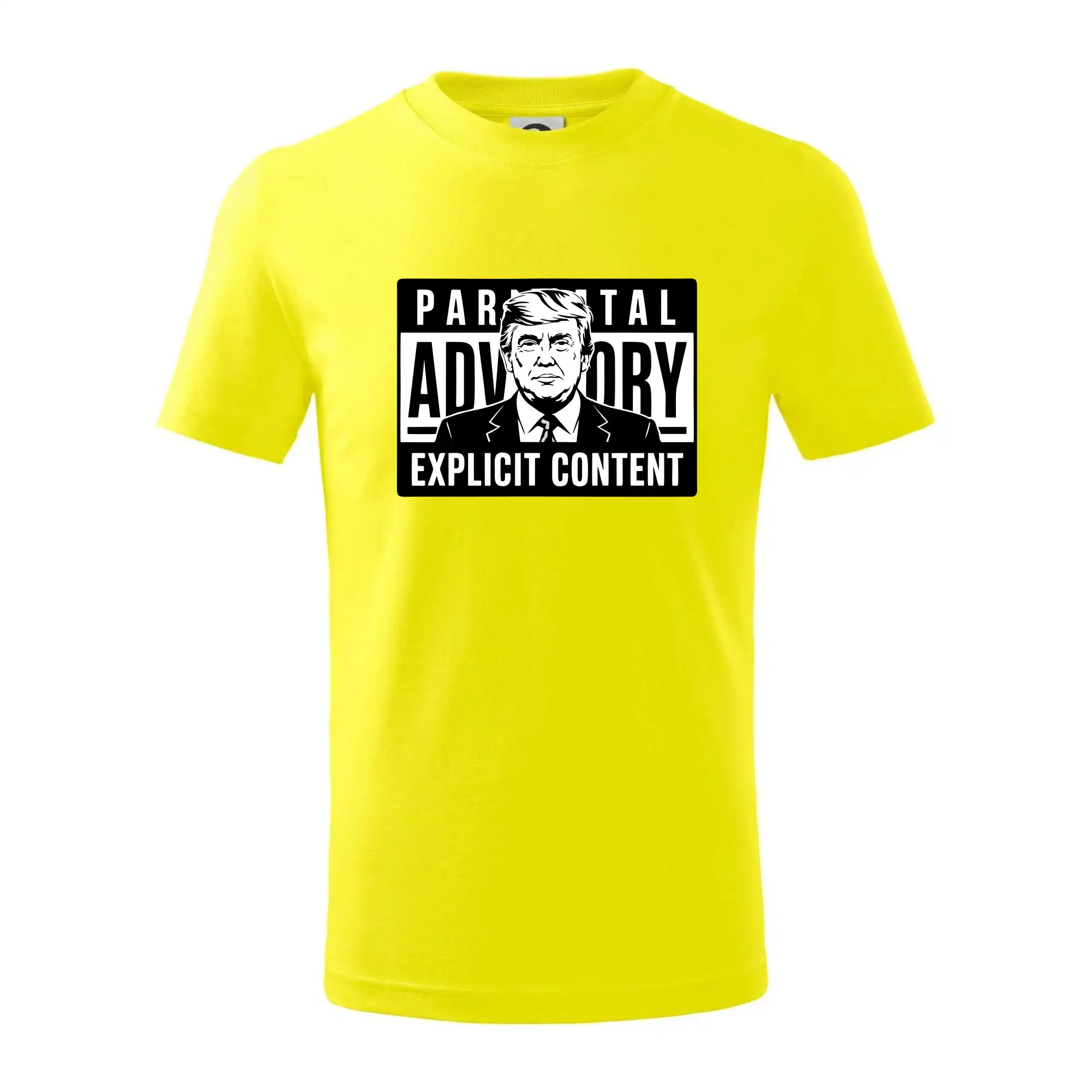 Politické tričká - Parental advisory Trump - Tričko detské bavlnené