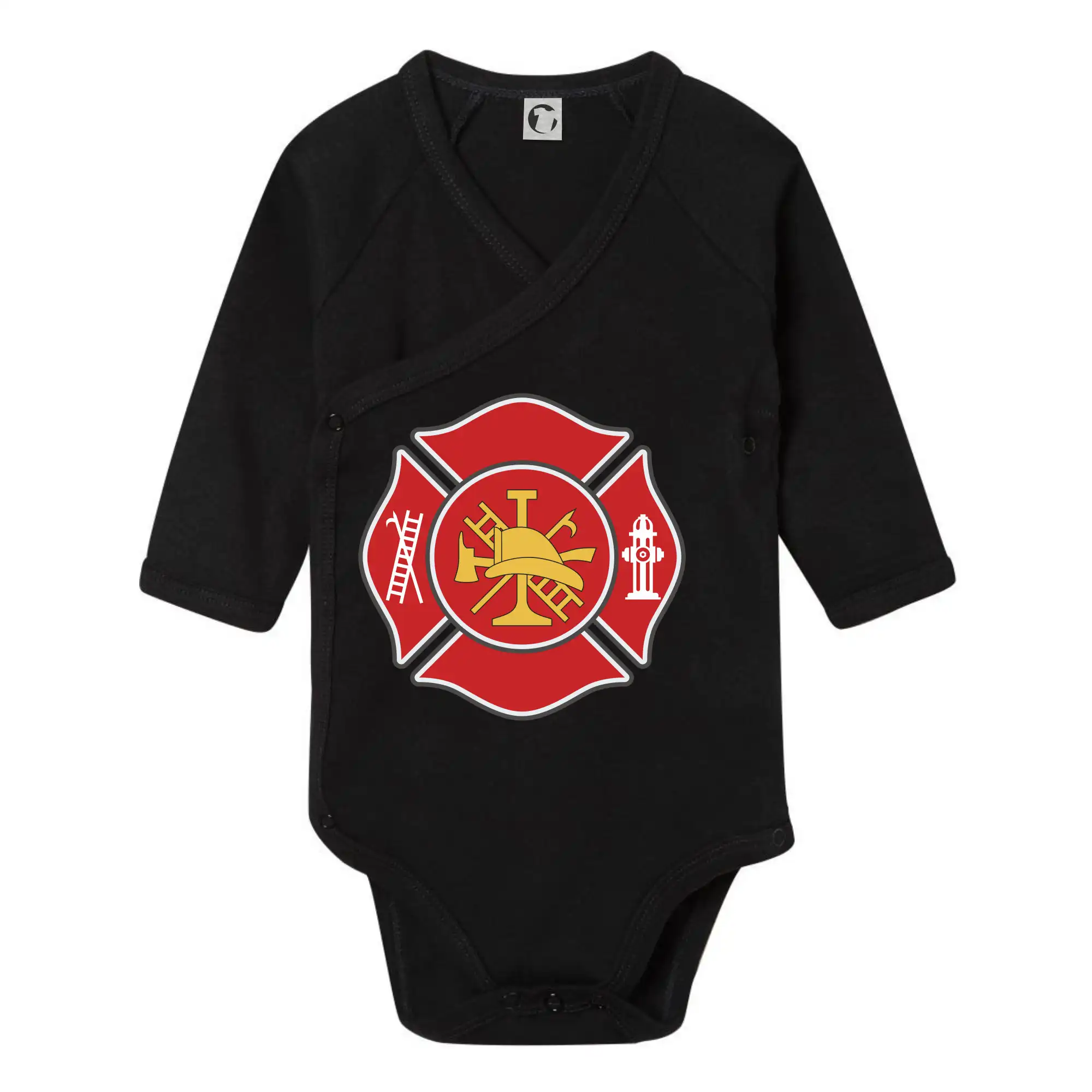 Fire department logo červené