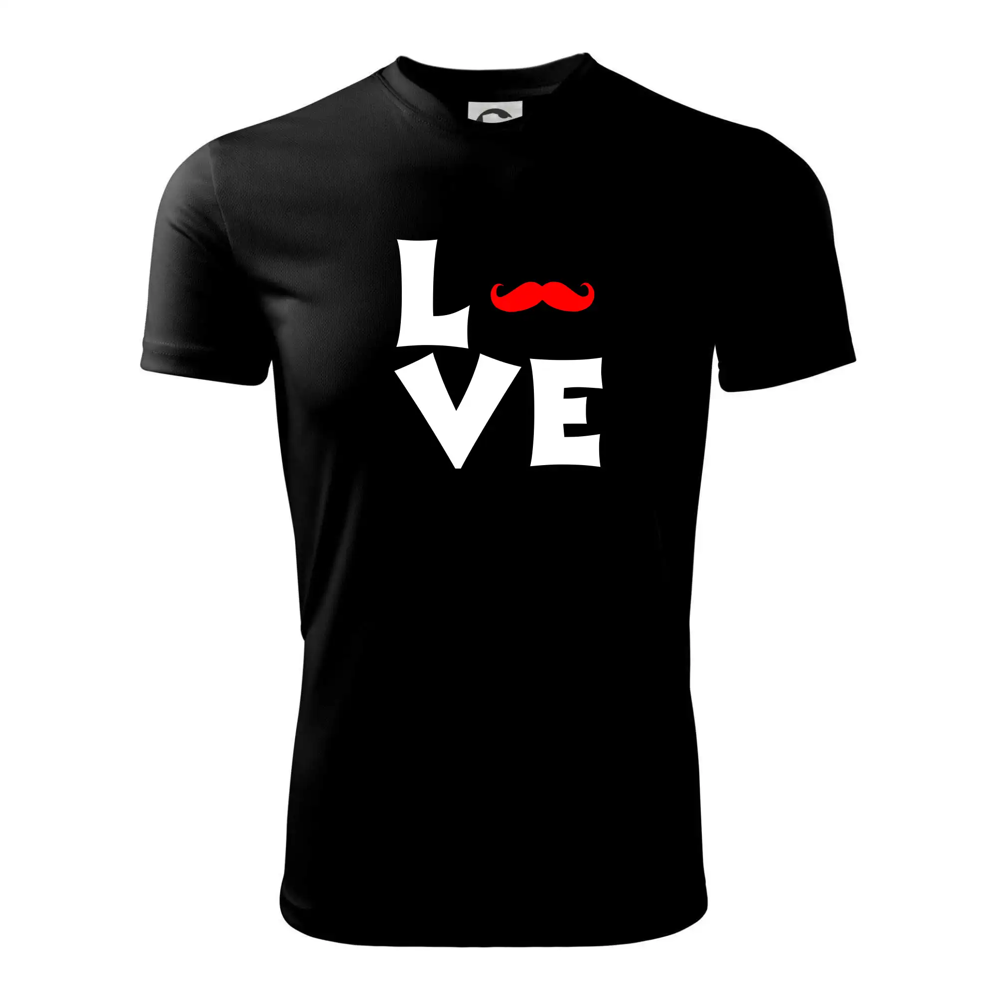 Tričká s fúzikmi - Love mustache - Detské tričko športové