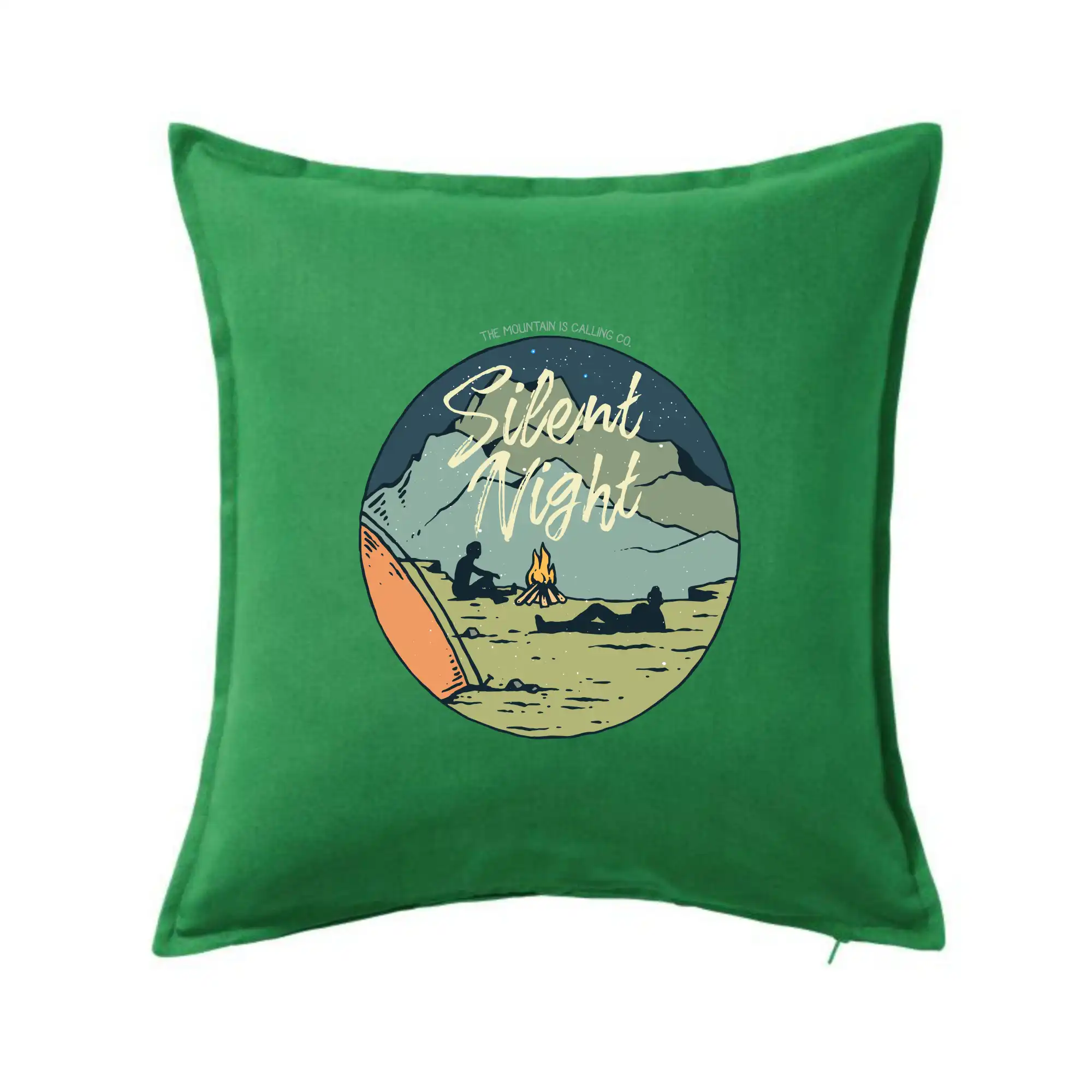 Trička na kempovanie - Camp oval Silent Night - Vankúš 50x50