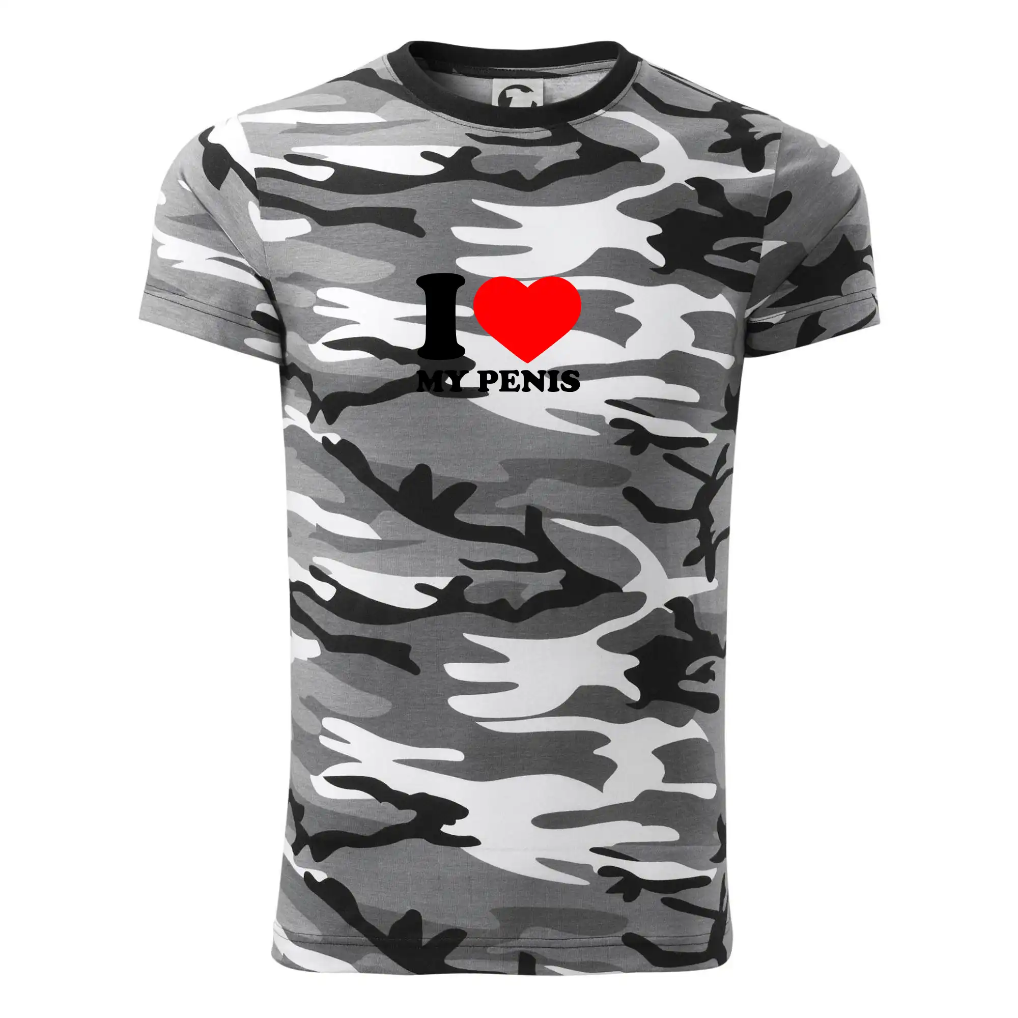 Tričká na párty - I love my penis - Army CAMOUFLAGE