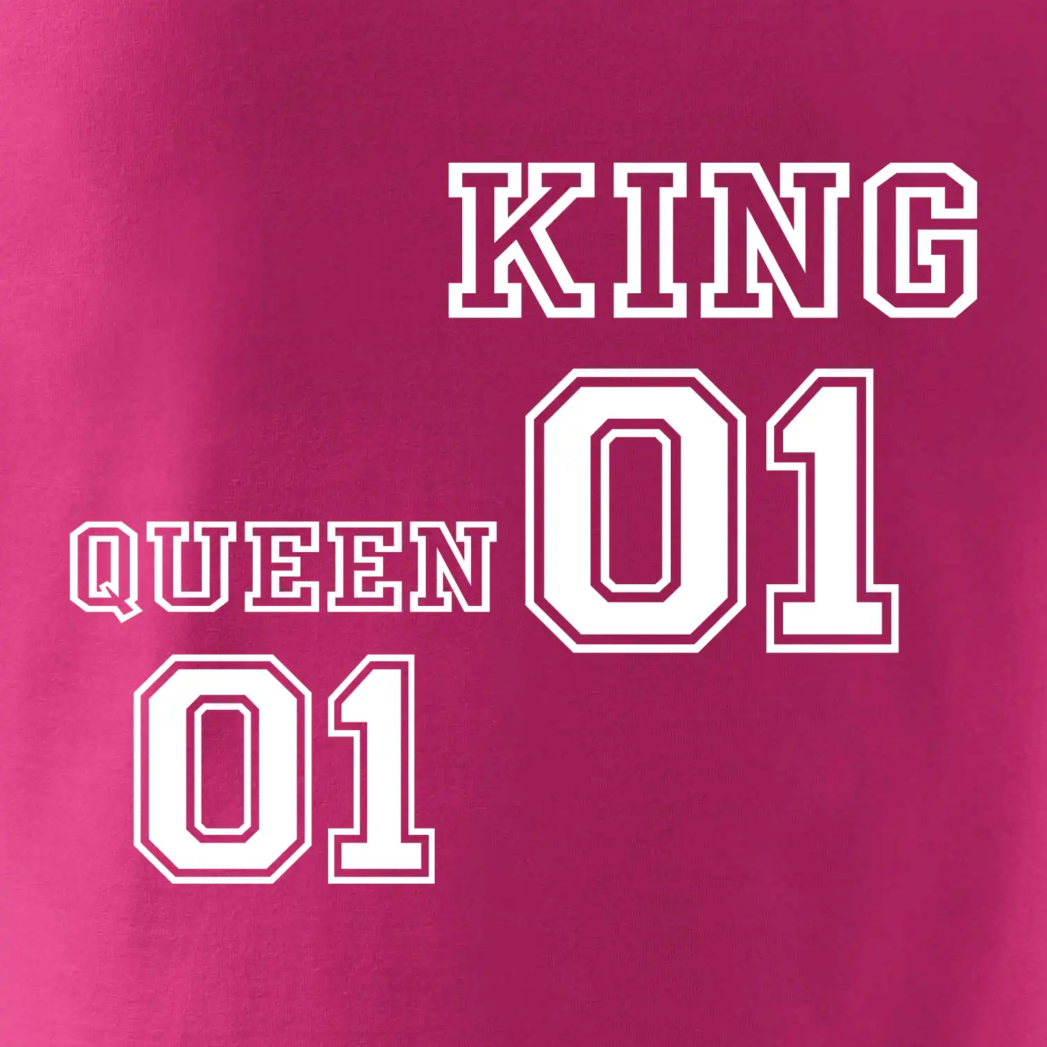 King - Queen - 01 dres (černobílá)