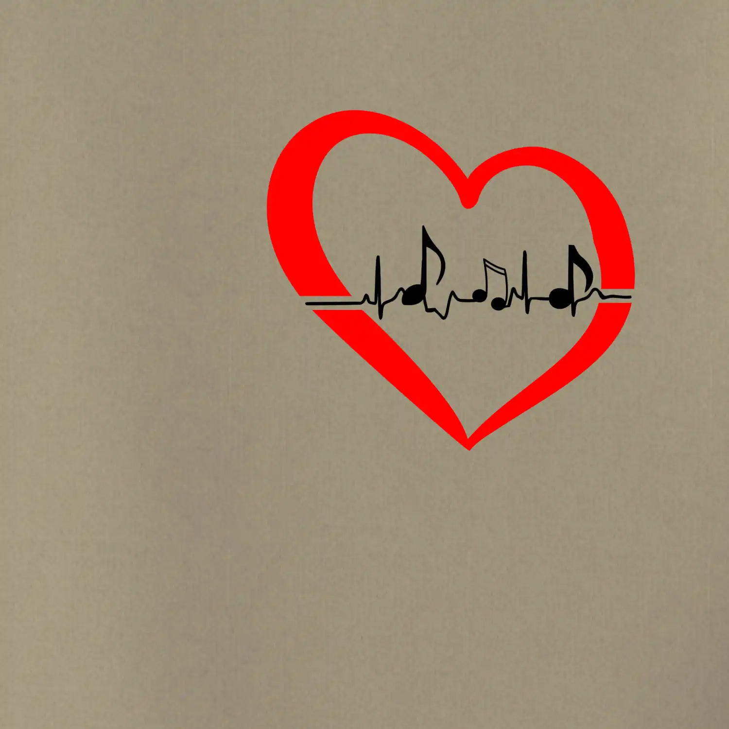 Moje srdce bije pro hudbu - srdce malé