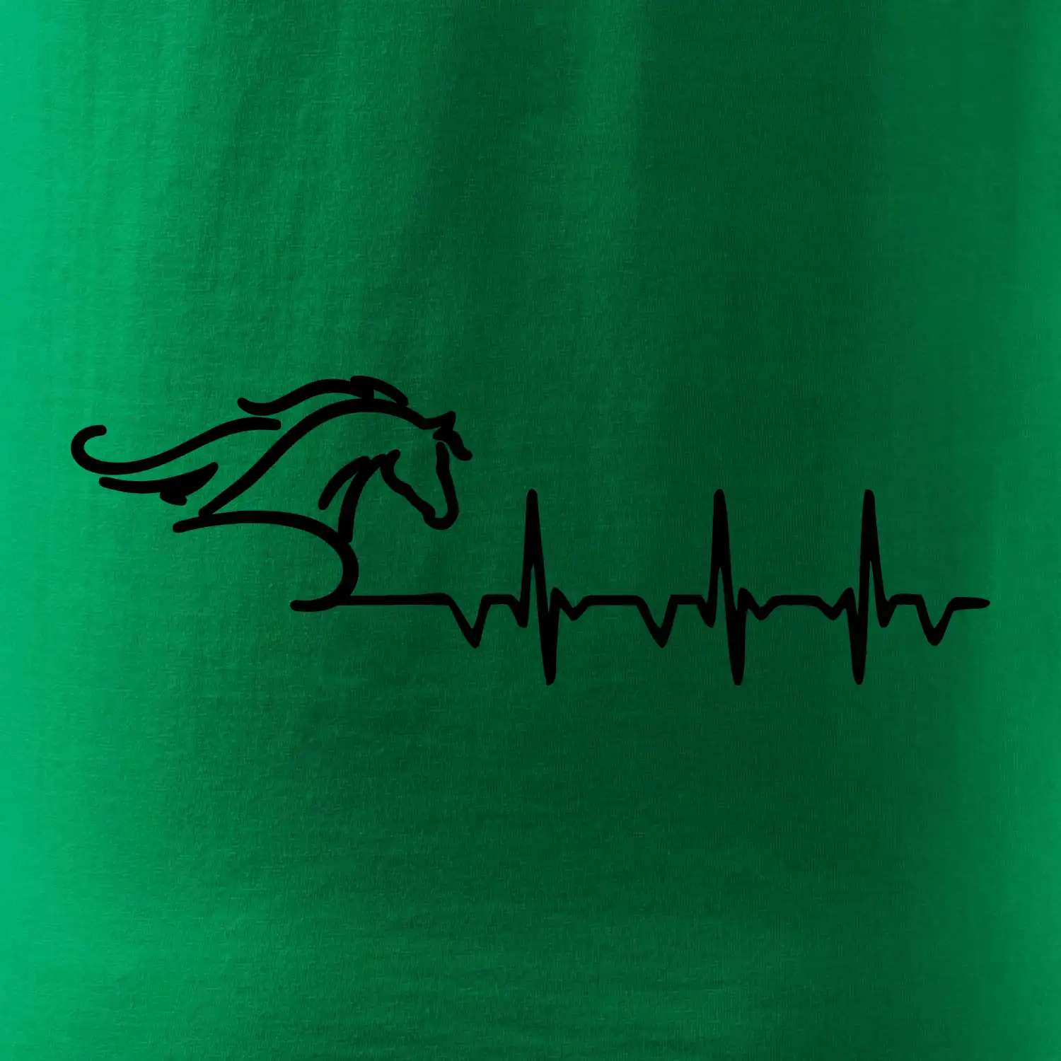 Hlava koně EKG