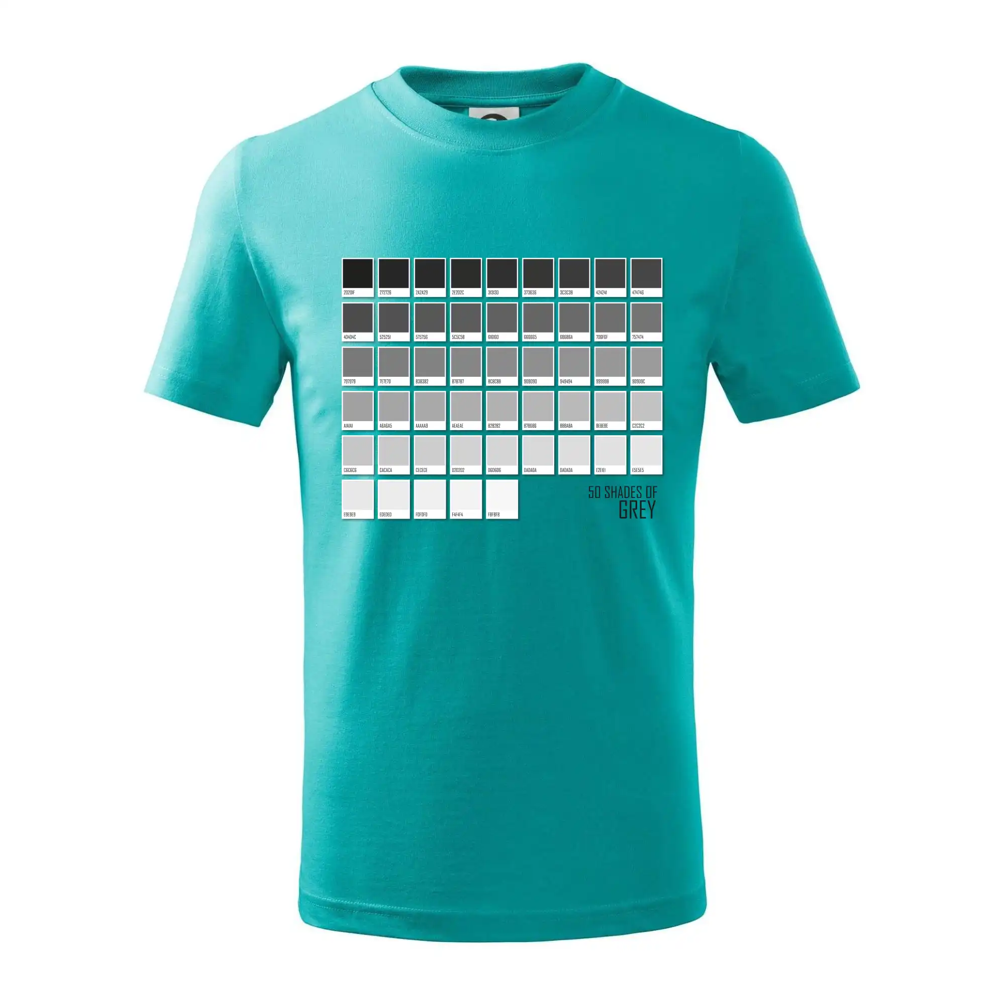 50 barevných odstínů šedi