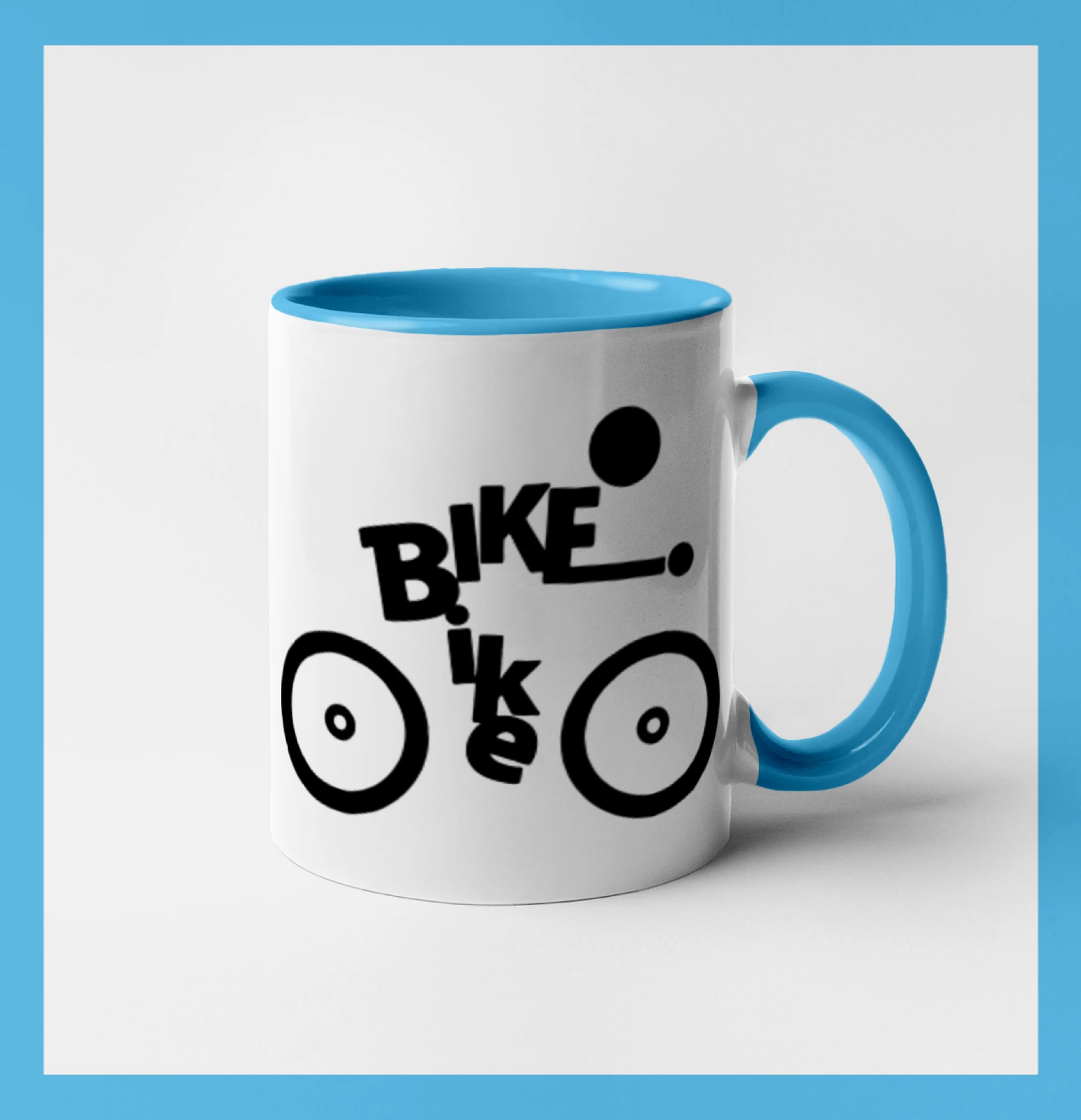 Bike nápis postava