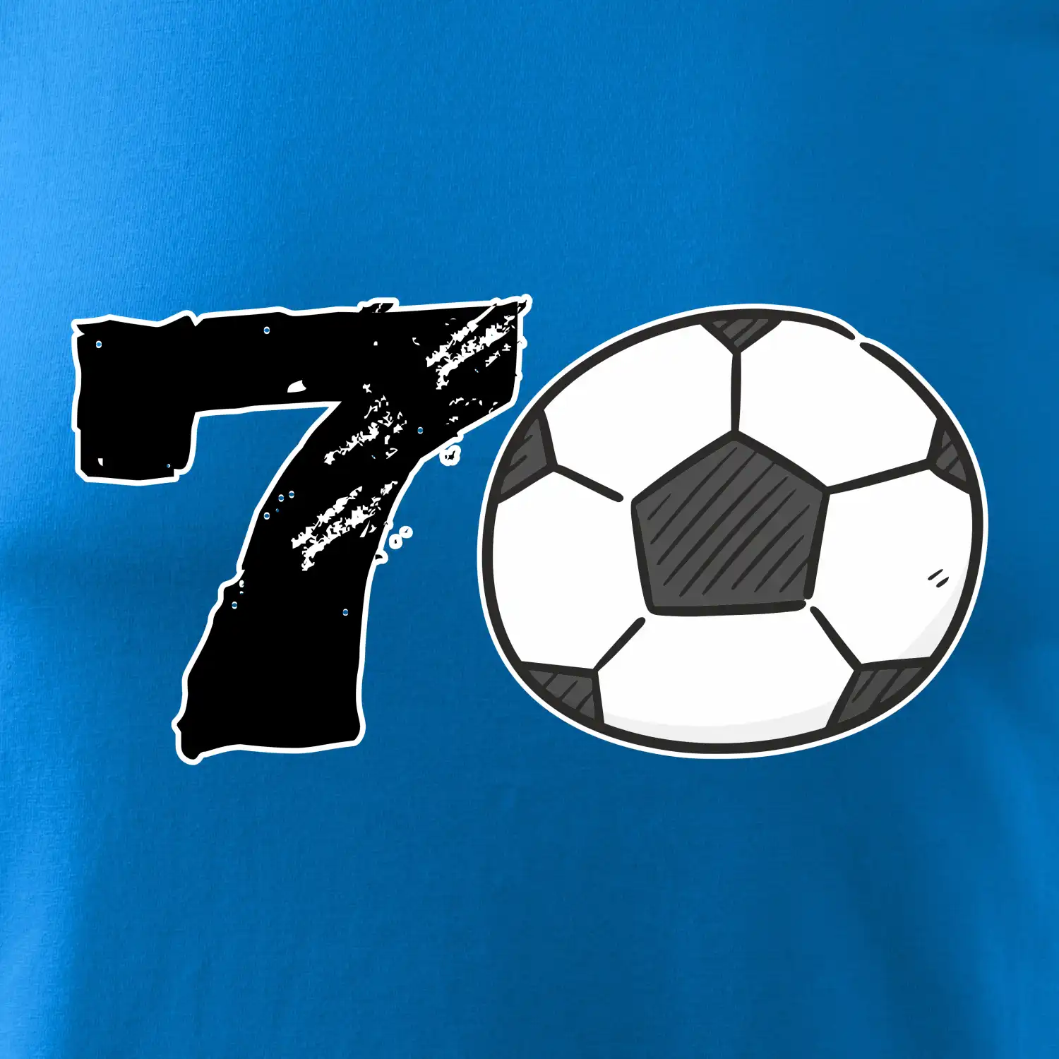 Fotbal kulaté narozeniny 70