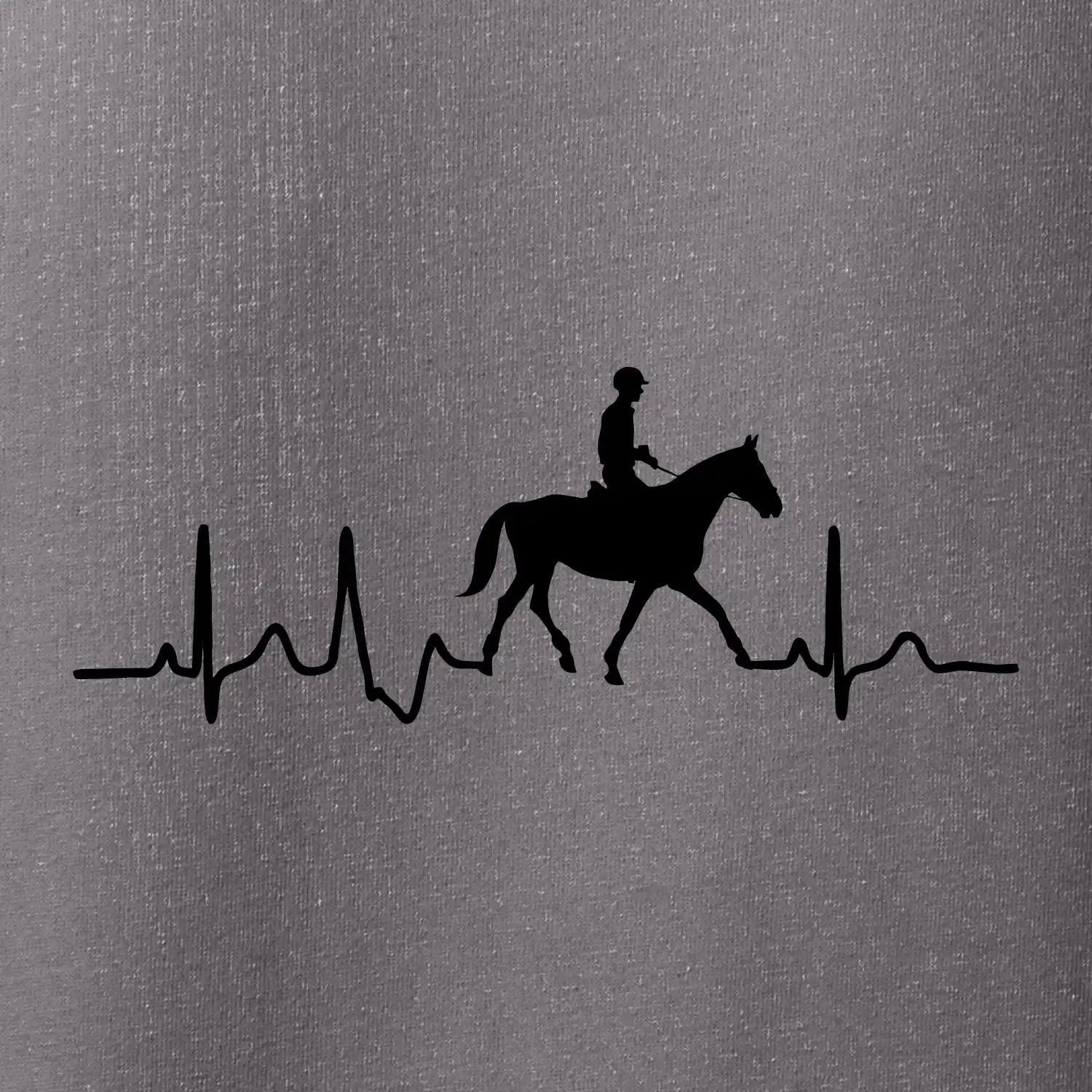 EKG jízda na koni