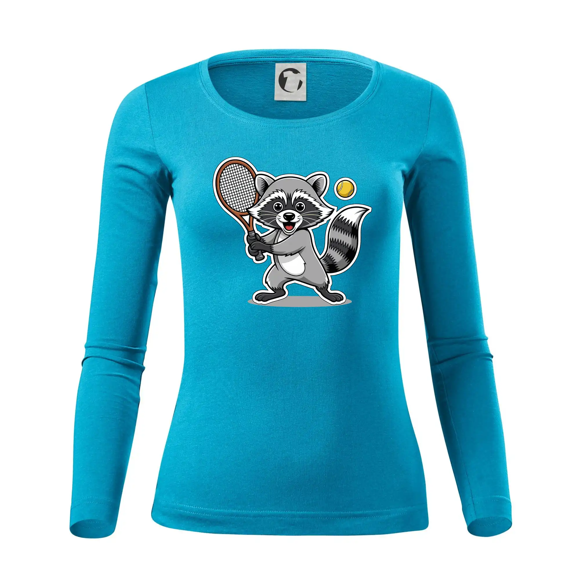 Mýval hraje tenis kreslený