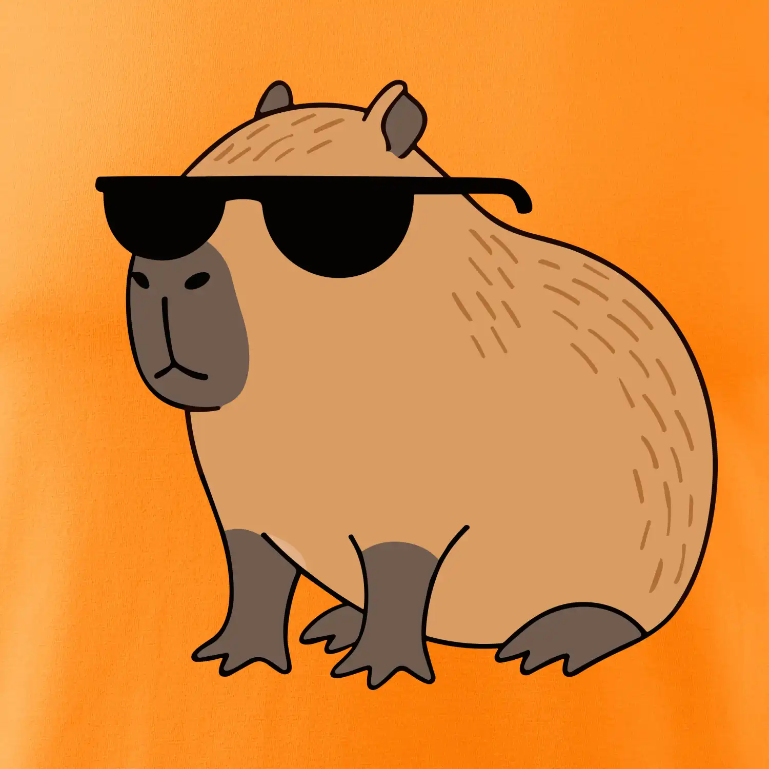 Hustá kapybara