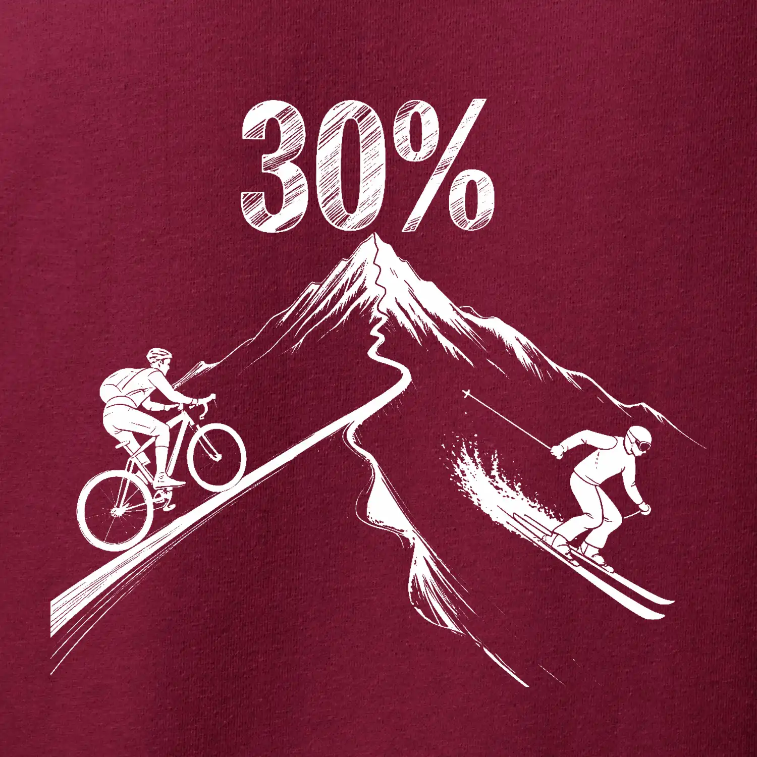 Narozeniny cyklista a lyžař 30