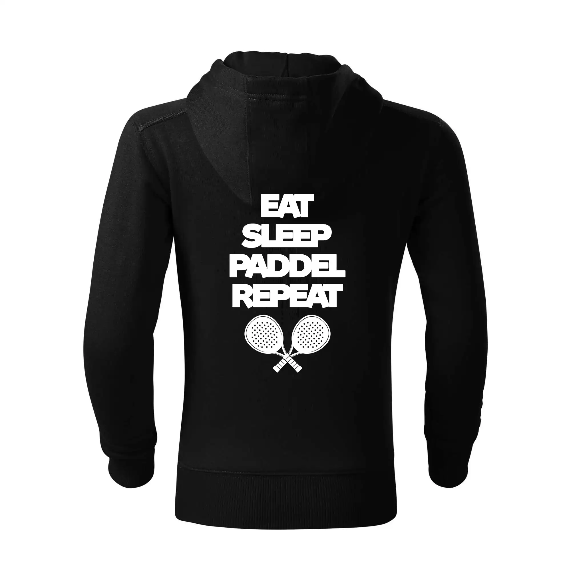 Eat sleep paddel repeat pod sebou