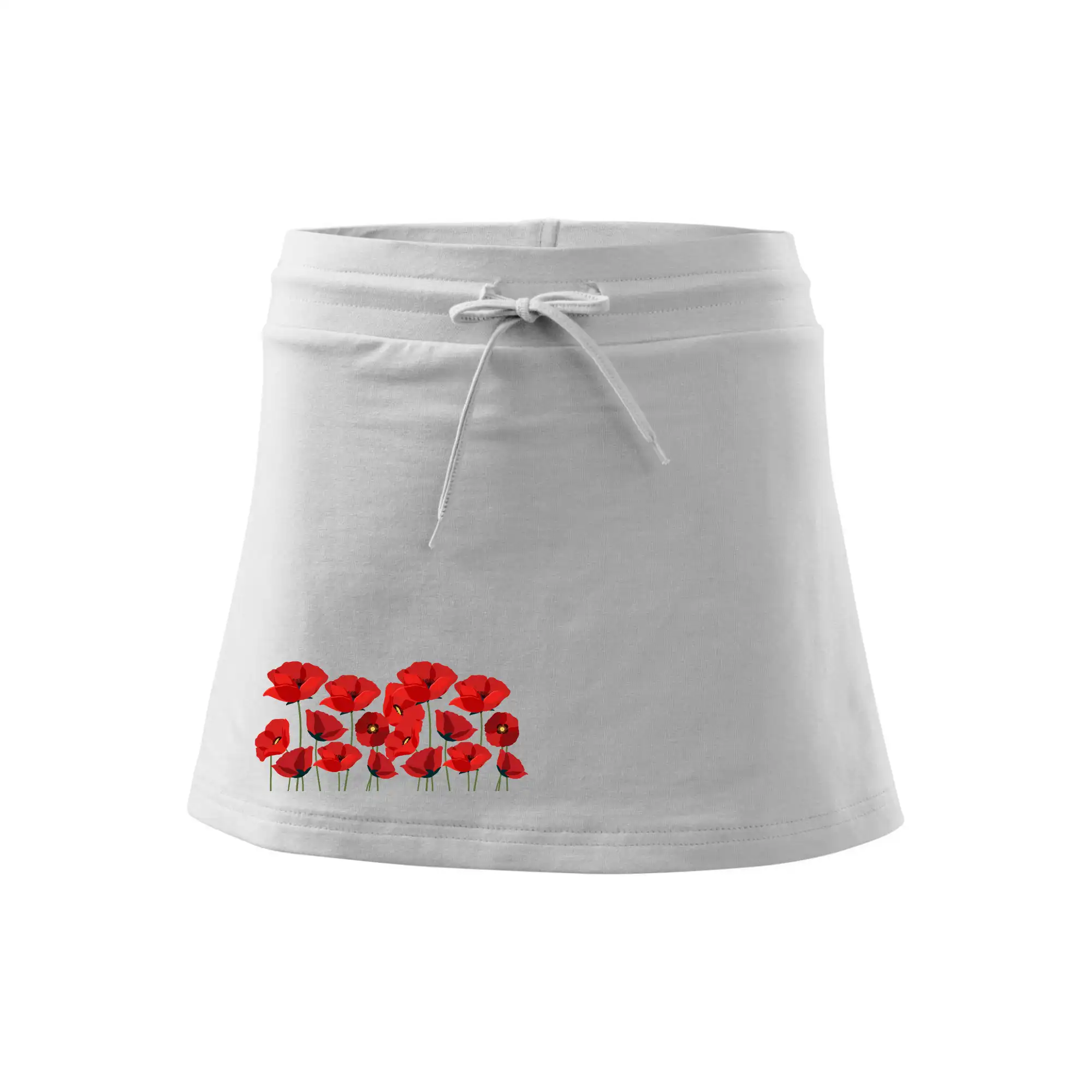 Vlčí mák v řadě