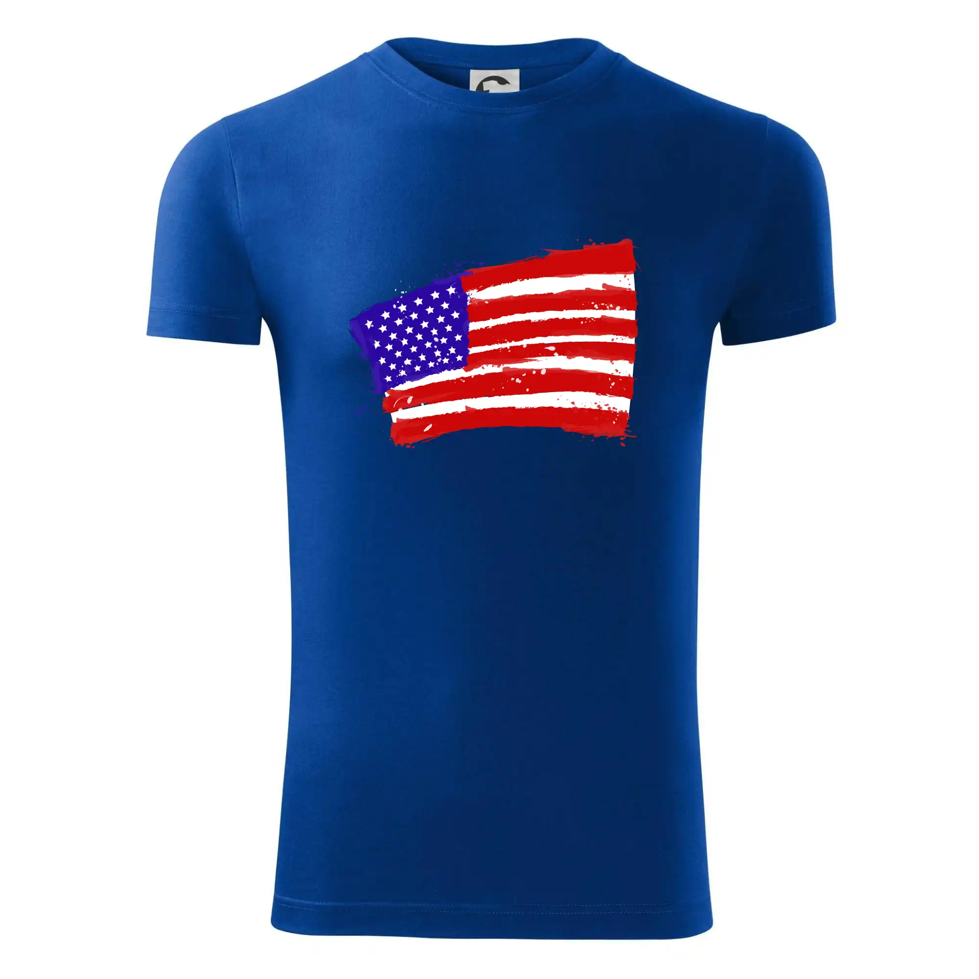 Americká vlajka ohnutá